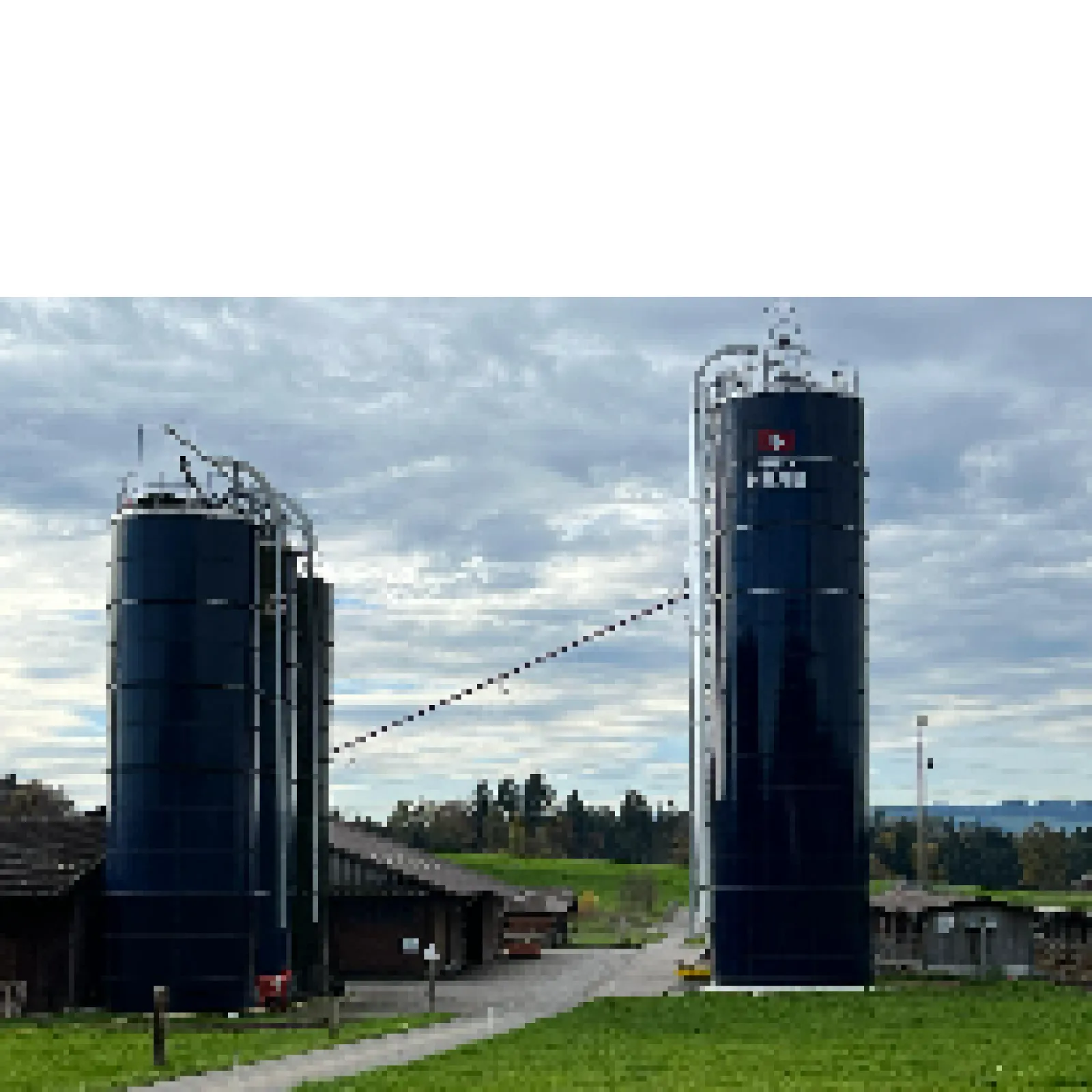 Glass lined steel tank for agriculture