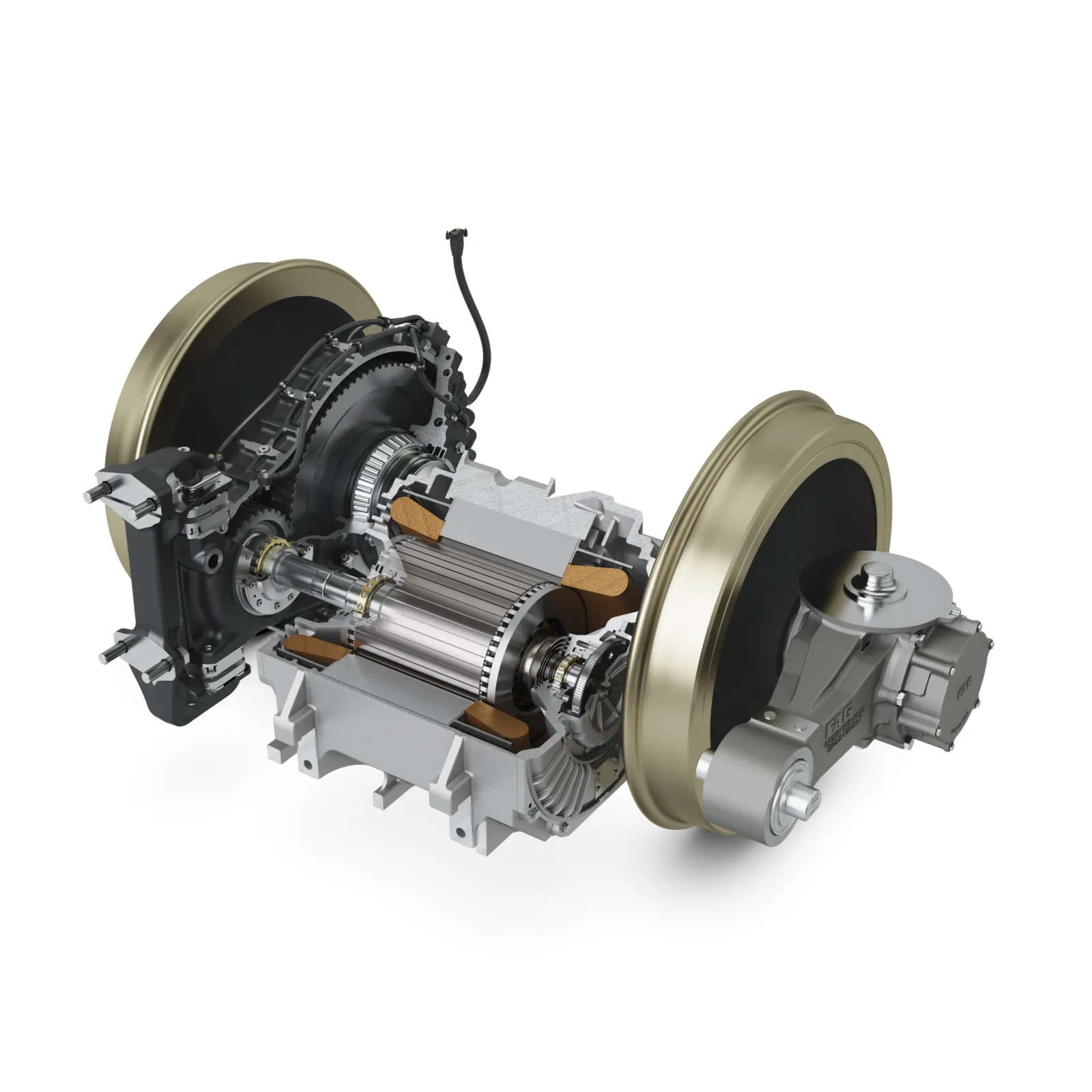 Schaeffler offers not only mechanical components such as axlebox, traction motor, and gearbox bearing supports, but also digital systems for condition and process monitoring of components and modules for high-speed, freight, and local transport.