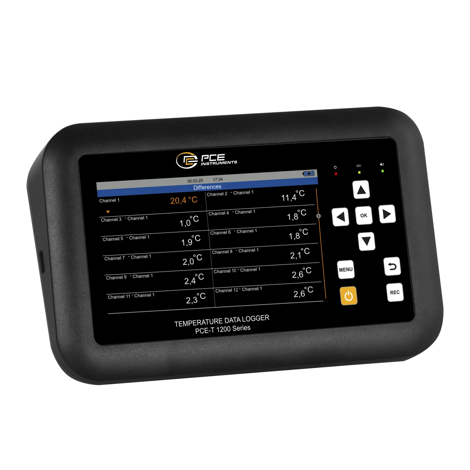 PCE-T 1220 12 Channel Temperature Data logger