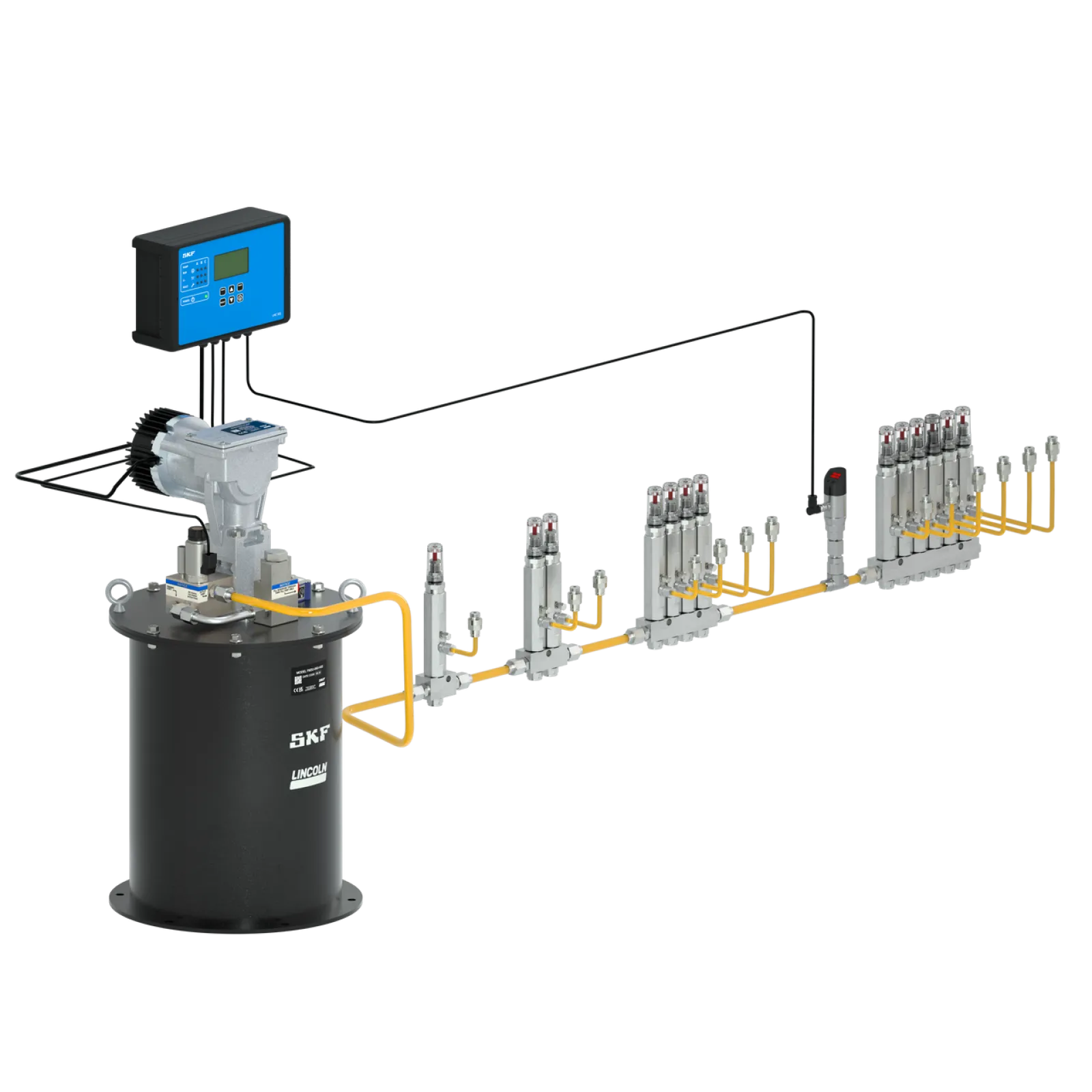 FLowMaster 3 pump in a single-line lubrication system