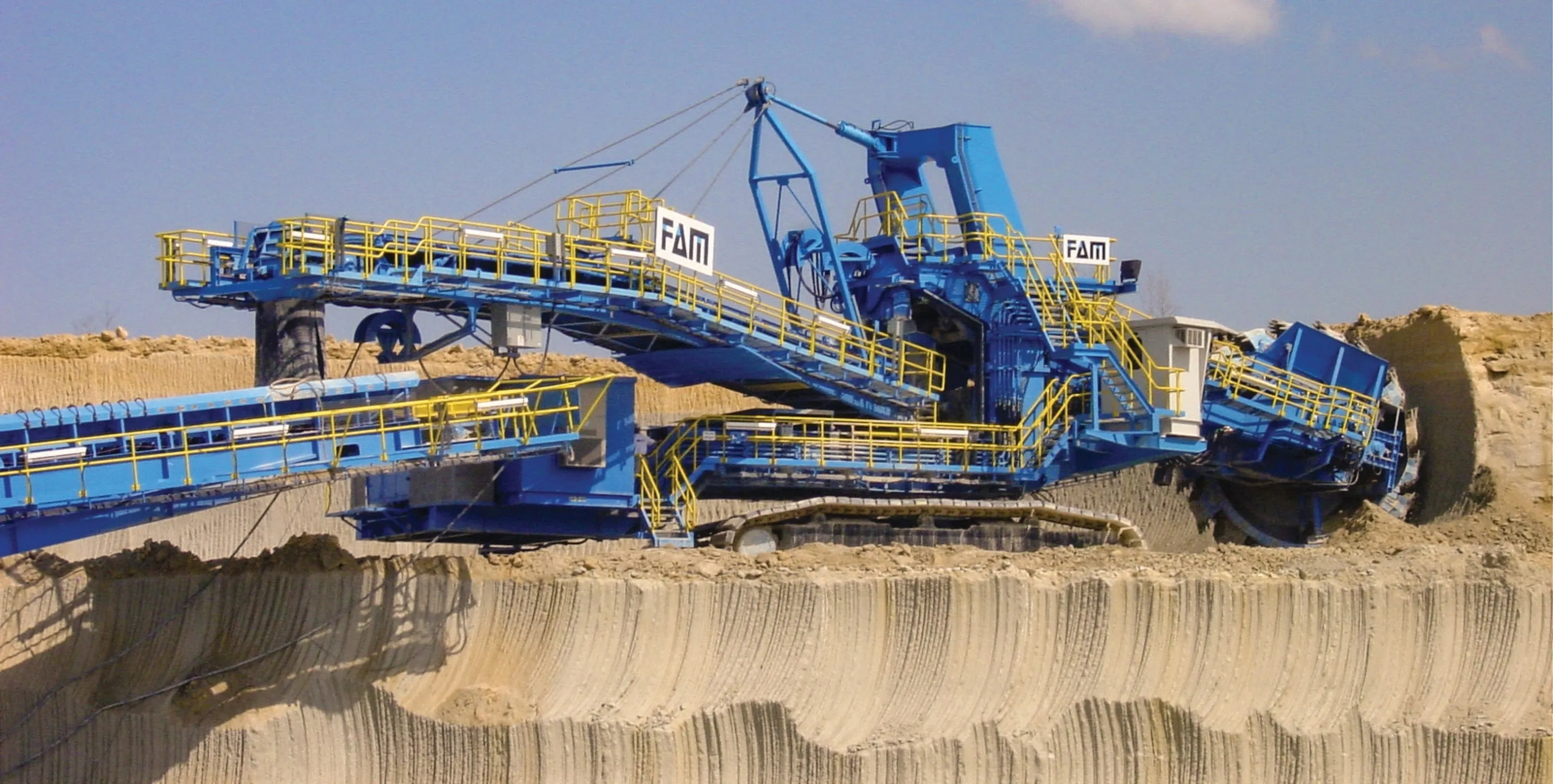 Compact Bucket Wheel Rotary excavators