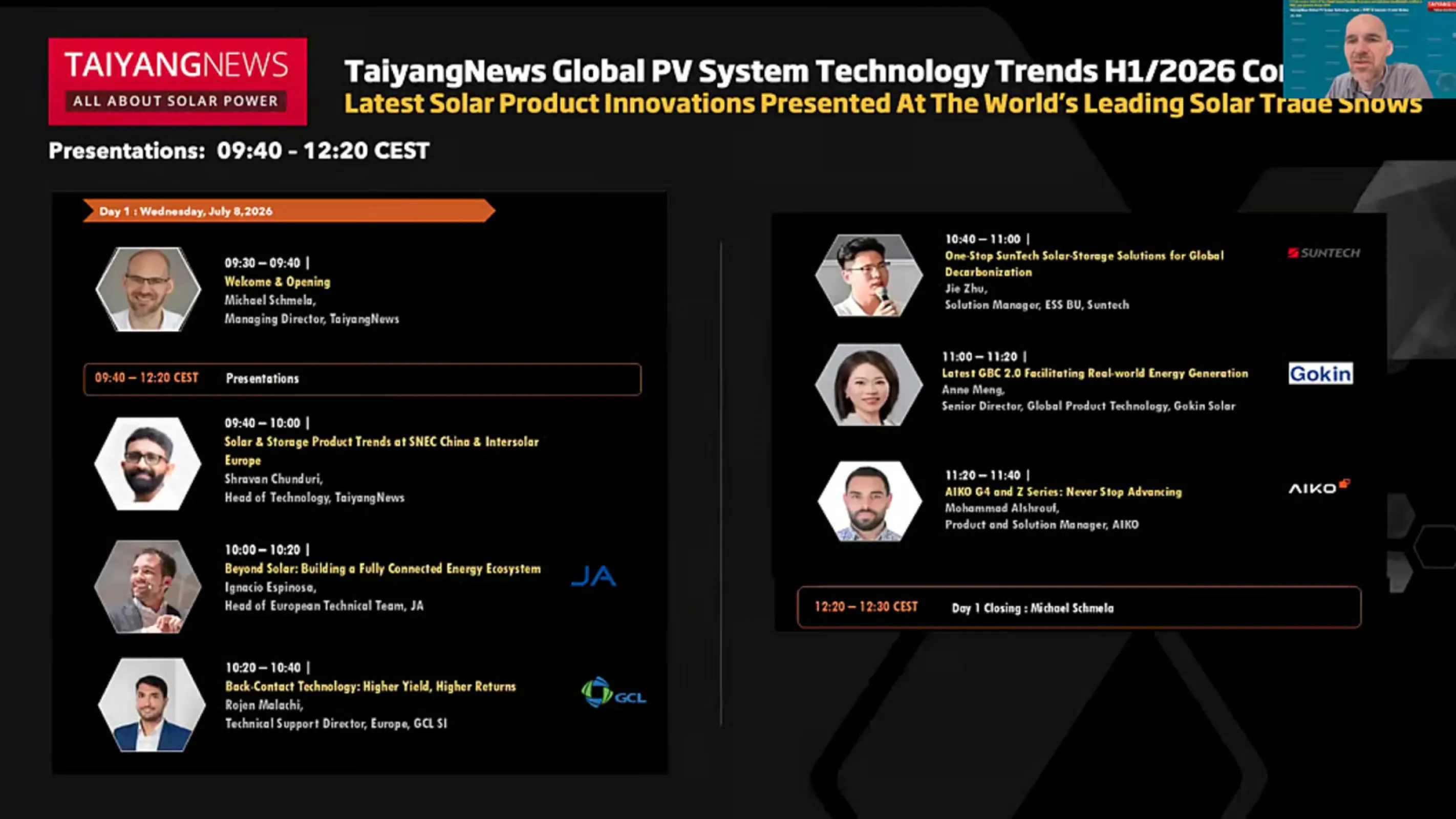 TaiyangNews Virtual Conference