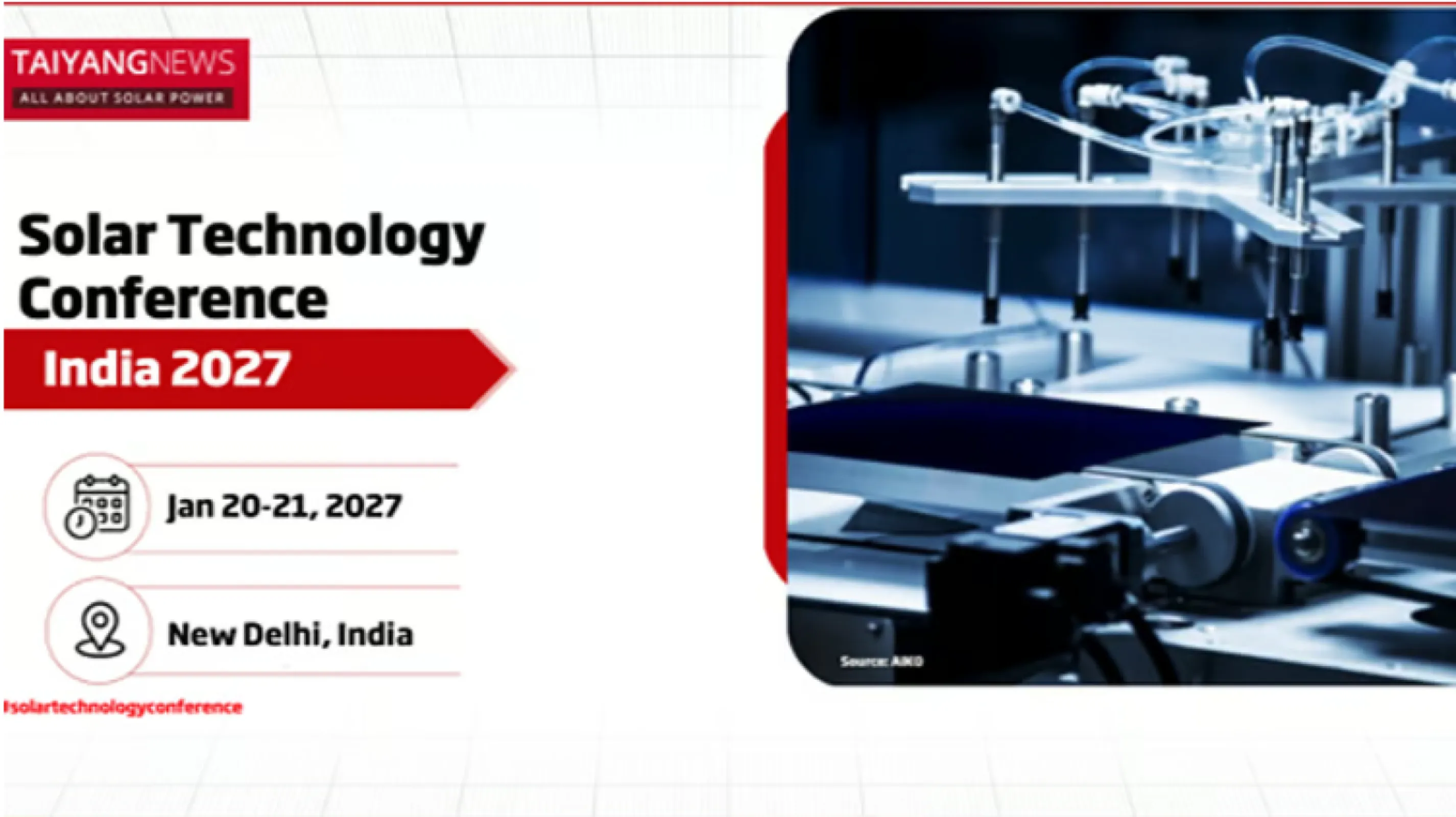 TaiyangNews Solar Technology Conference India 2027