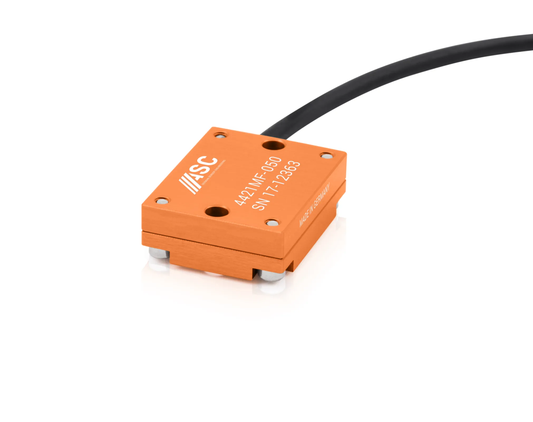 ASC 4421MF, MEMS capacitive accelerometer, uniaxial, +/-2g to +/-200g