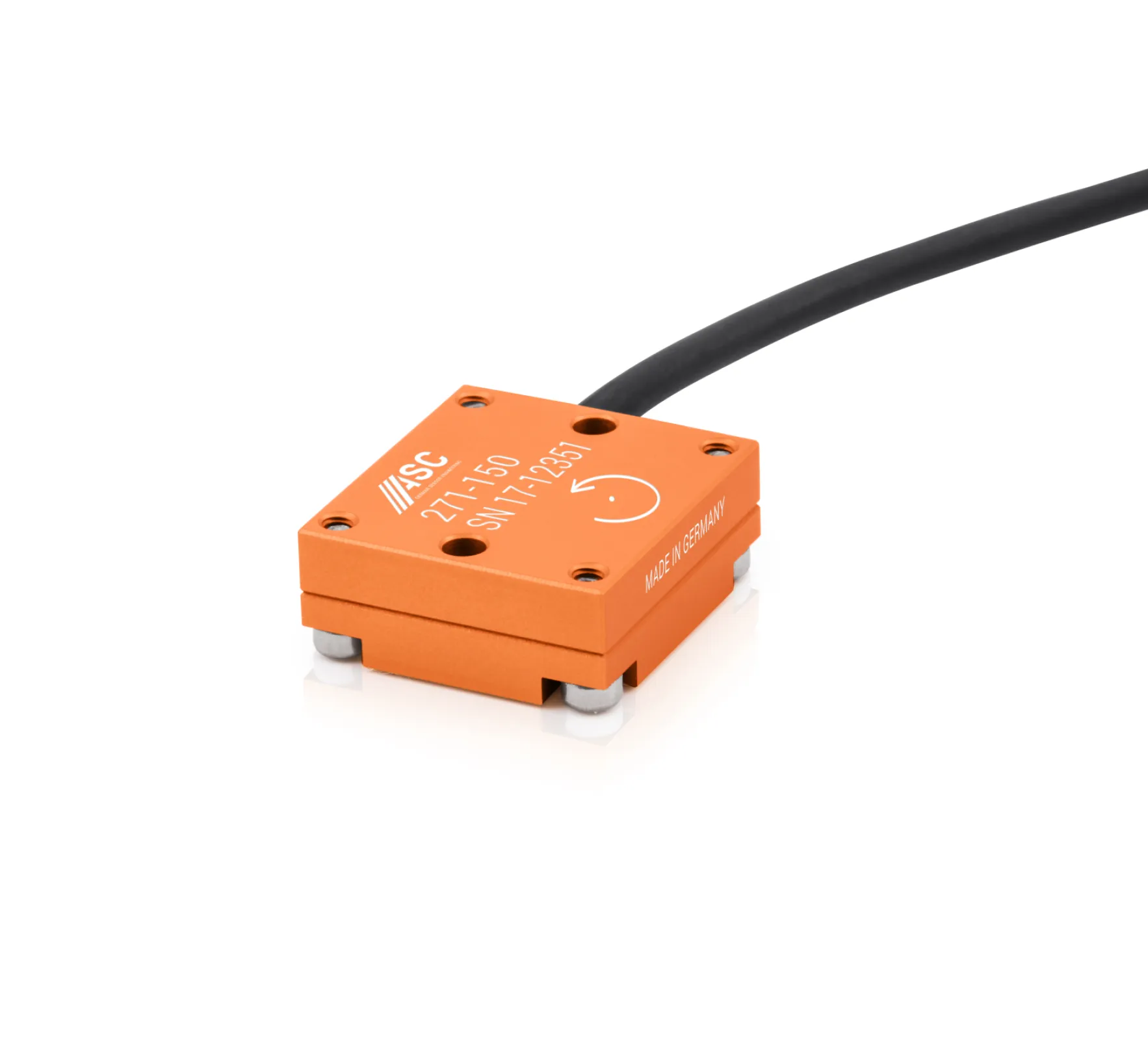 ASC 271, MEMS gyroscope, uniaxial, measuring ranges 75 °/s, 150 °/s, 300 °/s and 900 °/s