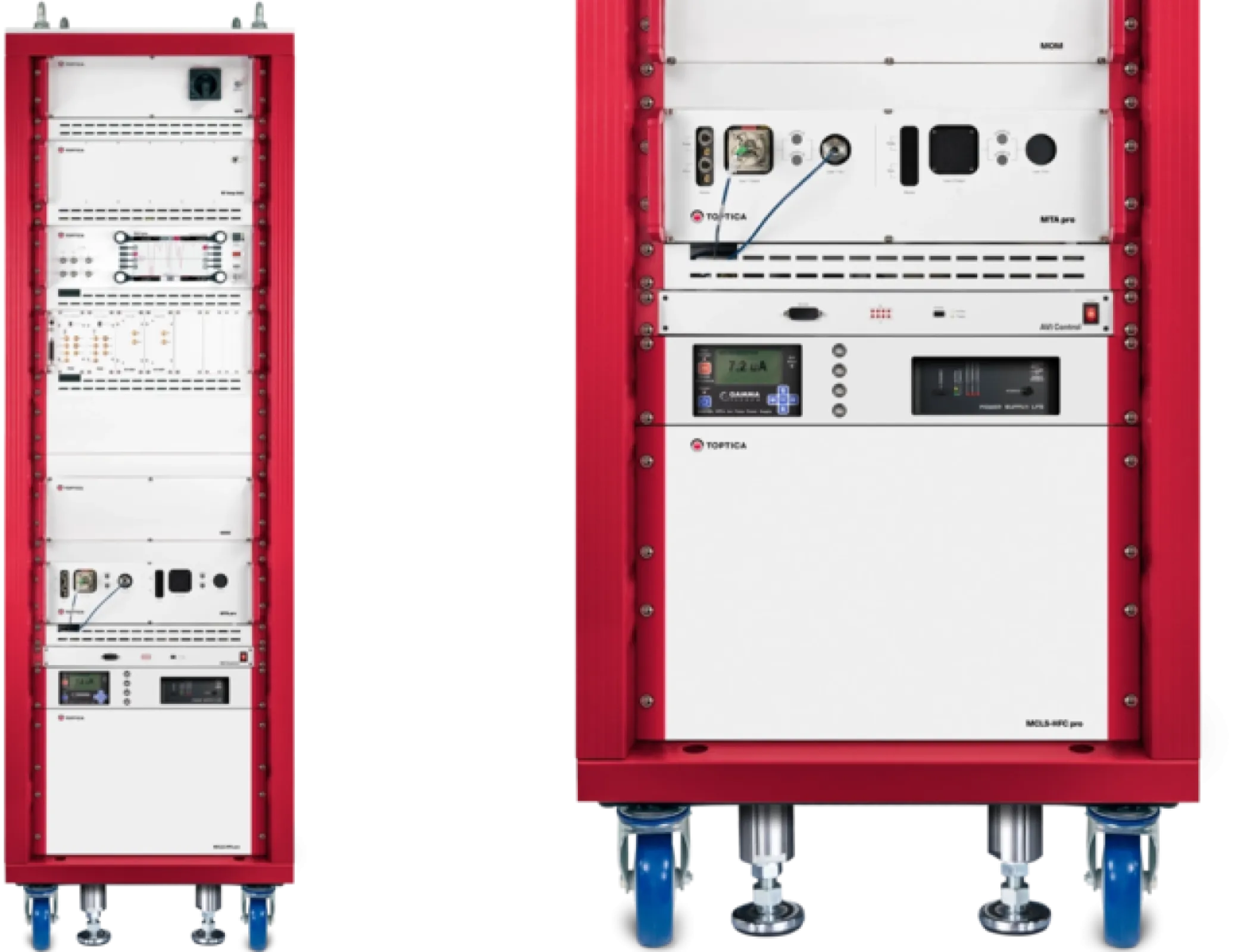 MCLS Modular clock laser system – (Un-)lock the full potential of quantum technologies with ultra-stable laser systems. Drive the very narrow atomic clock transitions in neutral atoms like Yb, Sr and ions like Yb+, Sr+, Ca+ and Ba+.