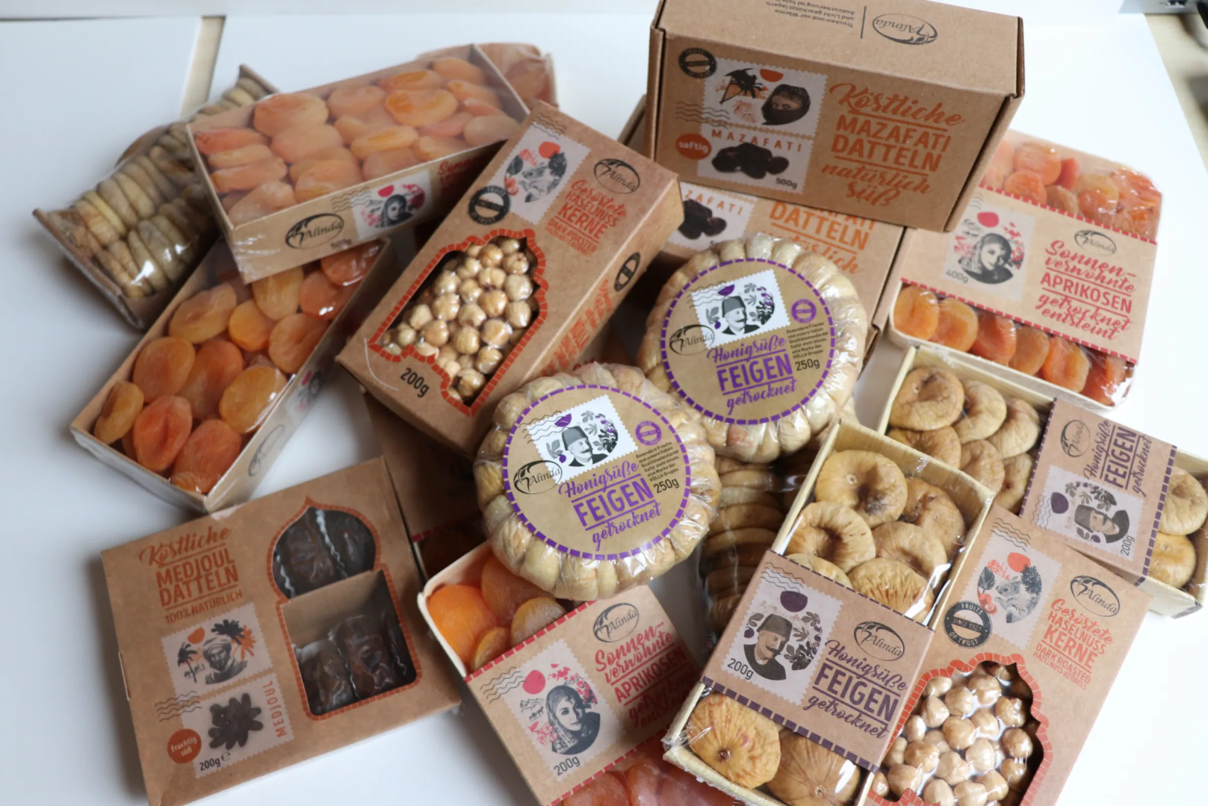Assortment of dried fruits in KÖLLA own Brand: ALINDA