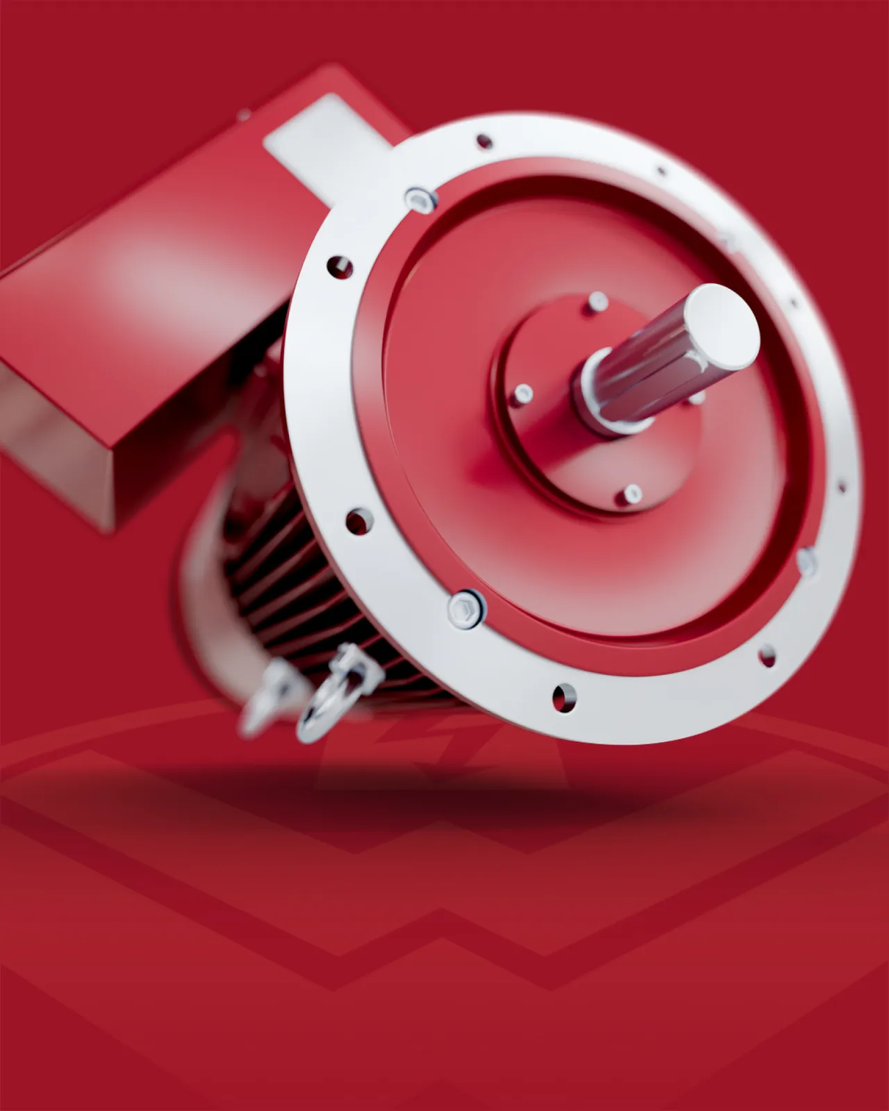 DC motor with IEC or NEMA design