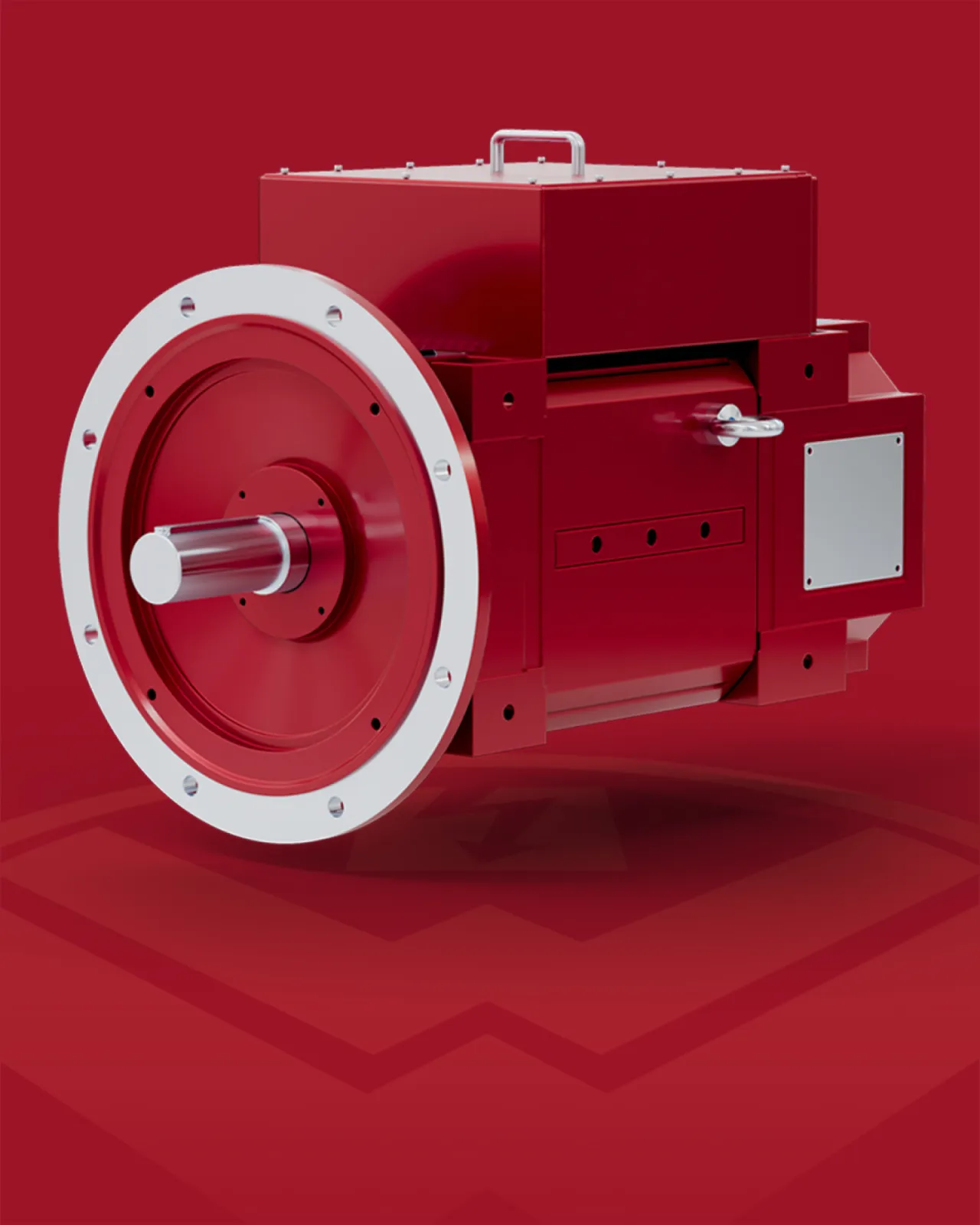 Industrial space saving DC motors