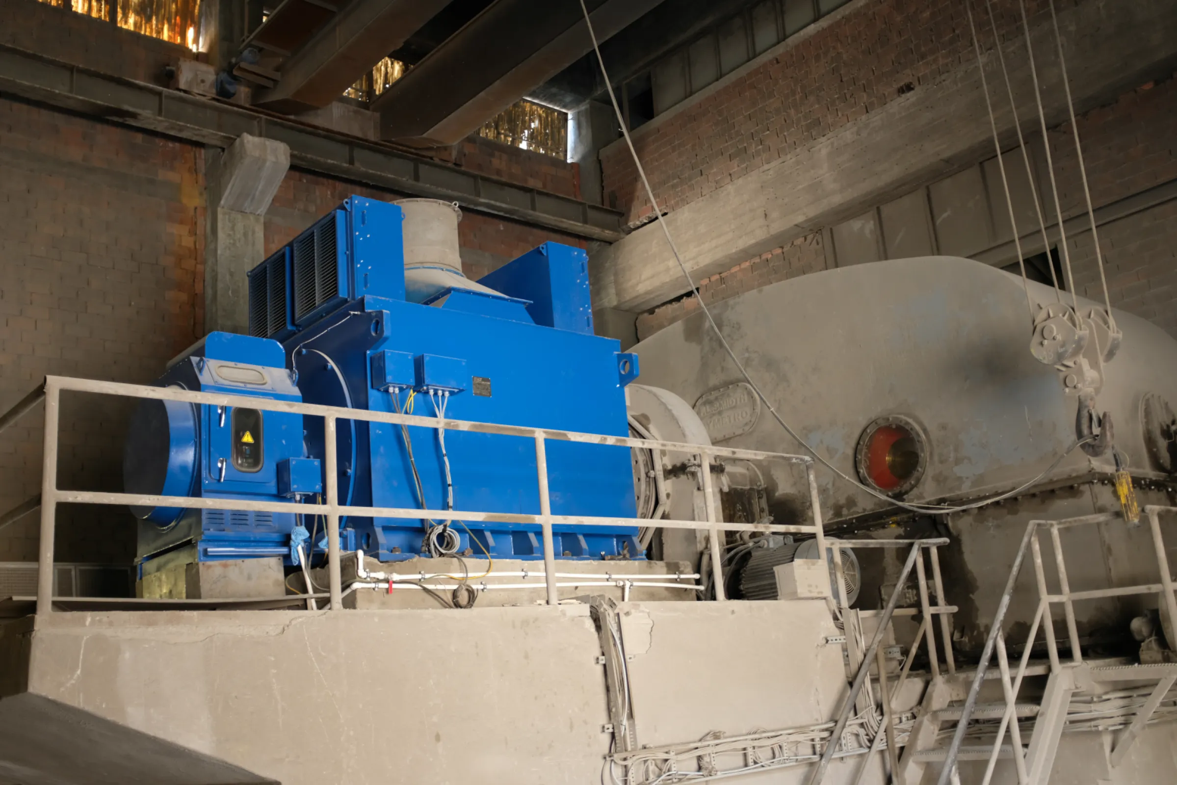 Motor: ASD 710-06-036 (3150kW / 6kV) - Application: Ball Mill - Location: Turkey