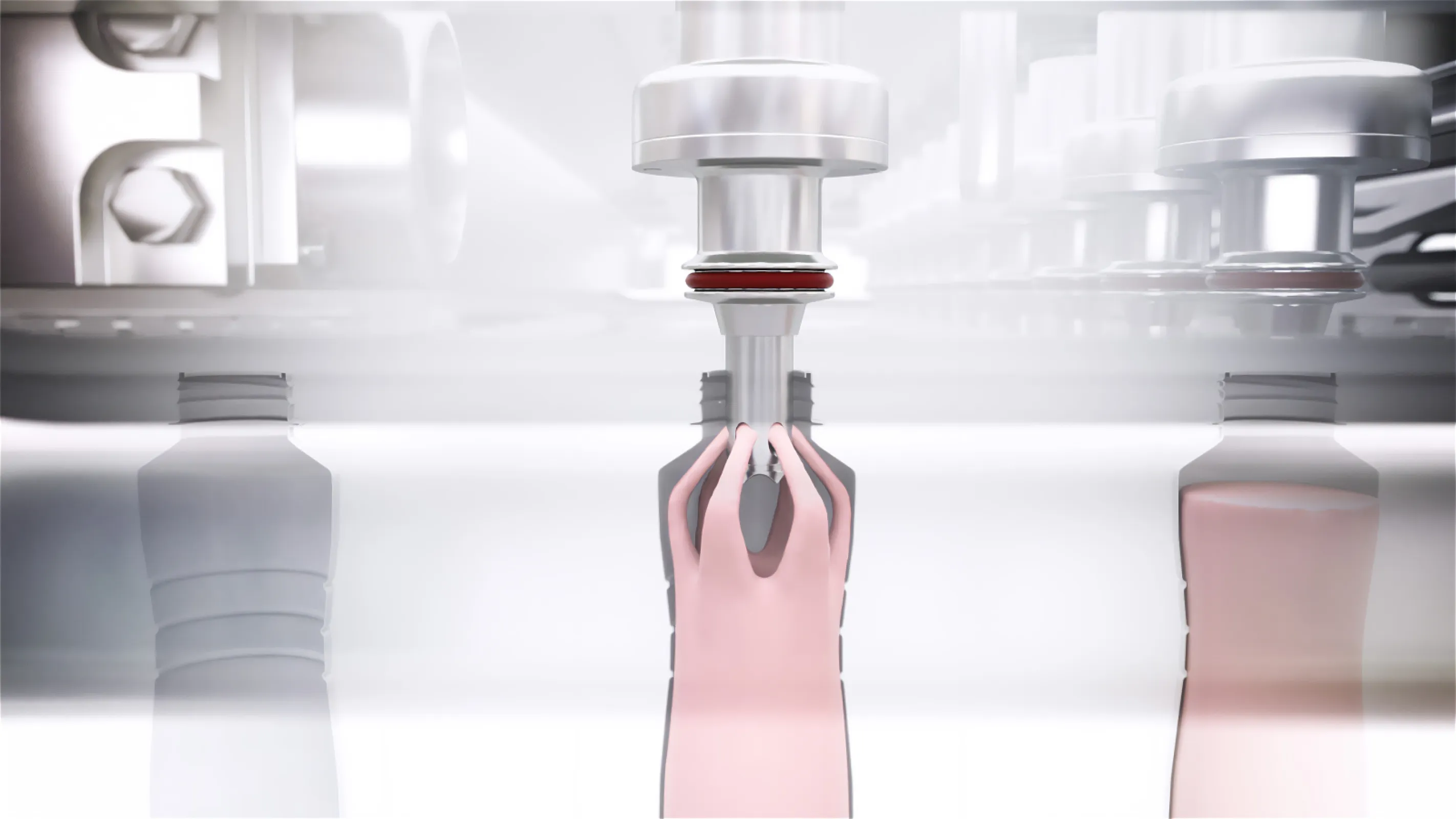 Ampack bottle filling machines are suitable for baby food and clinical nutrition, ensuring highest process safety. Thanks to the new low-foam aseptic bottling dosing technology, liquid foods can be filled more efficiently and gently than ever before.