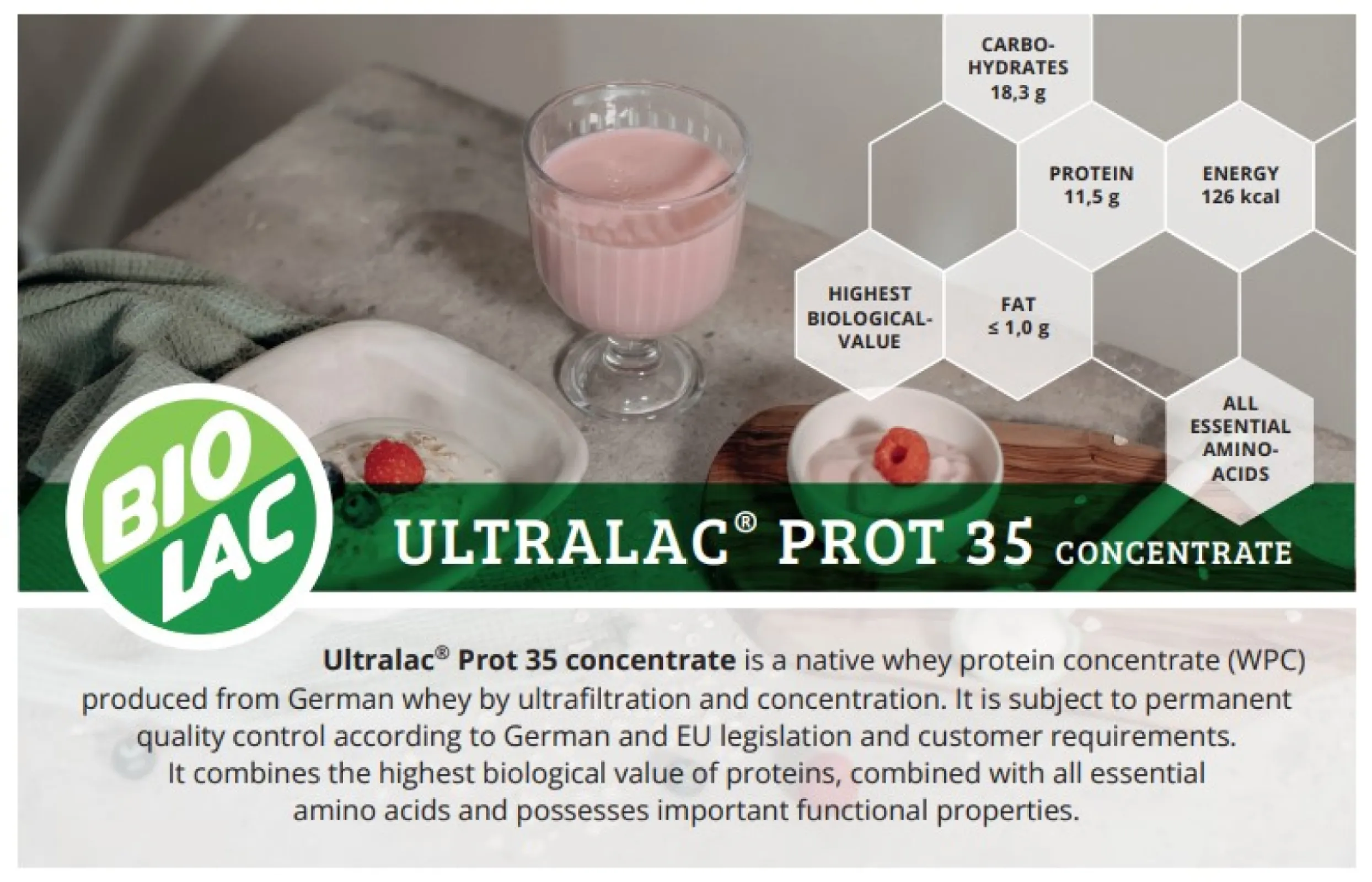 Ultralac® Prot 35 concentrate