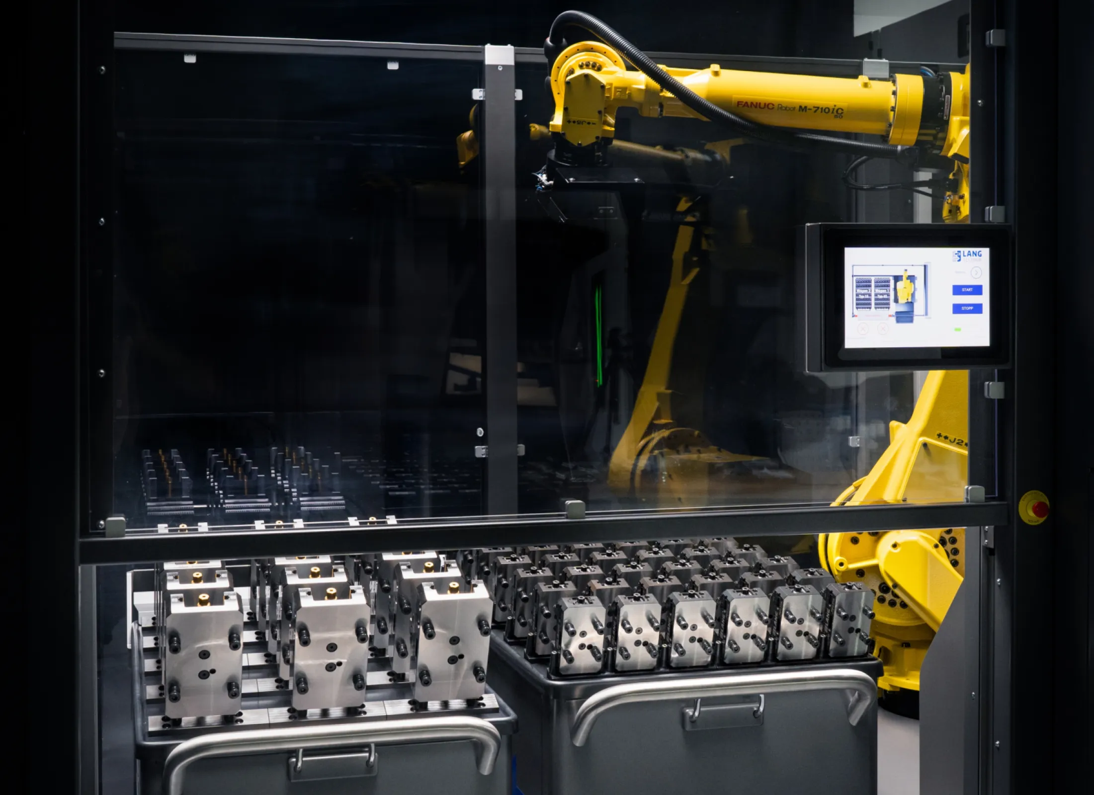 Automation solution for milling machines