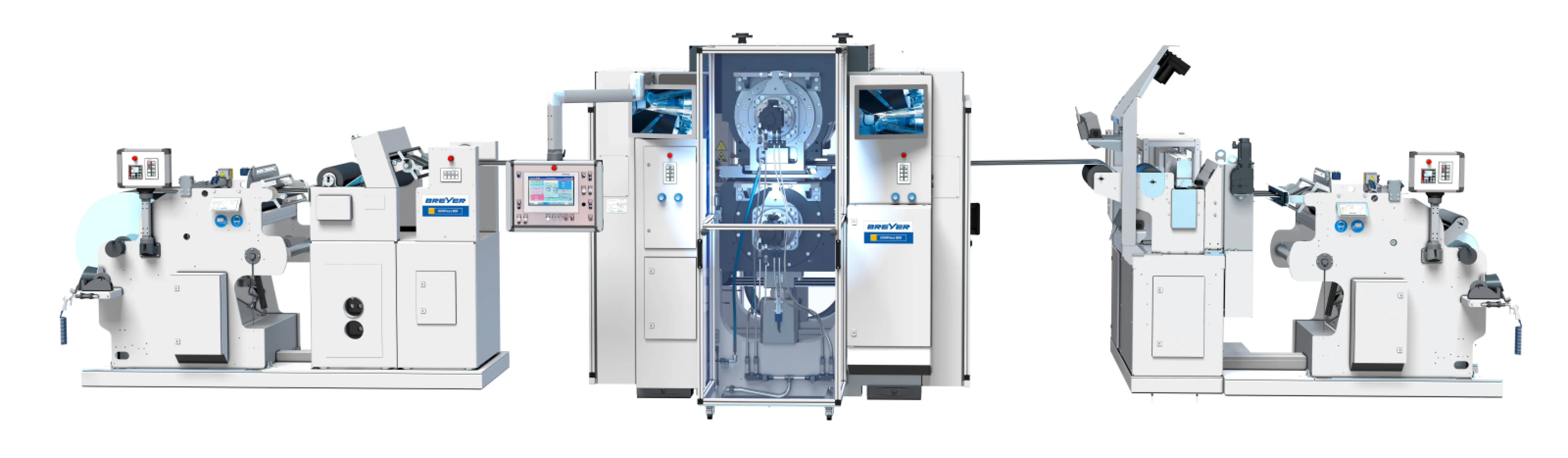 Calender BREYER IONPress 800 (Roller press machine)