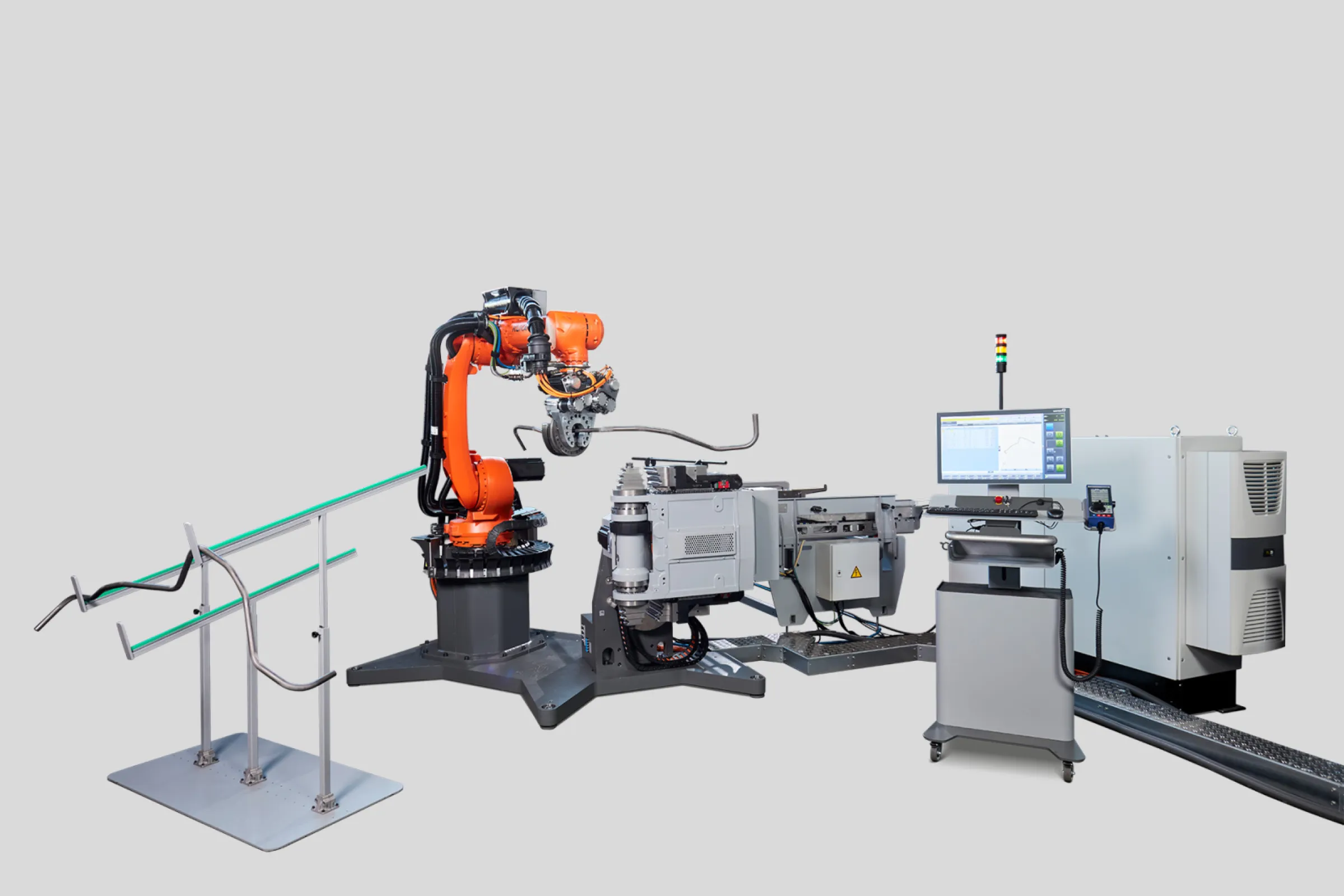 TWISTER² – Tube Bending System fot the Production  of Two- and three-dimensional Parts made of Tube  and Solid Material