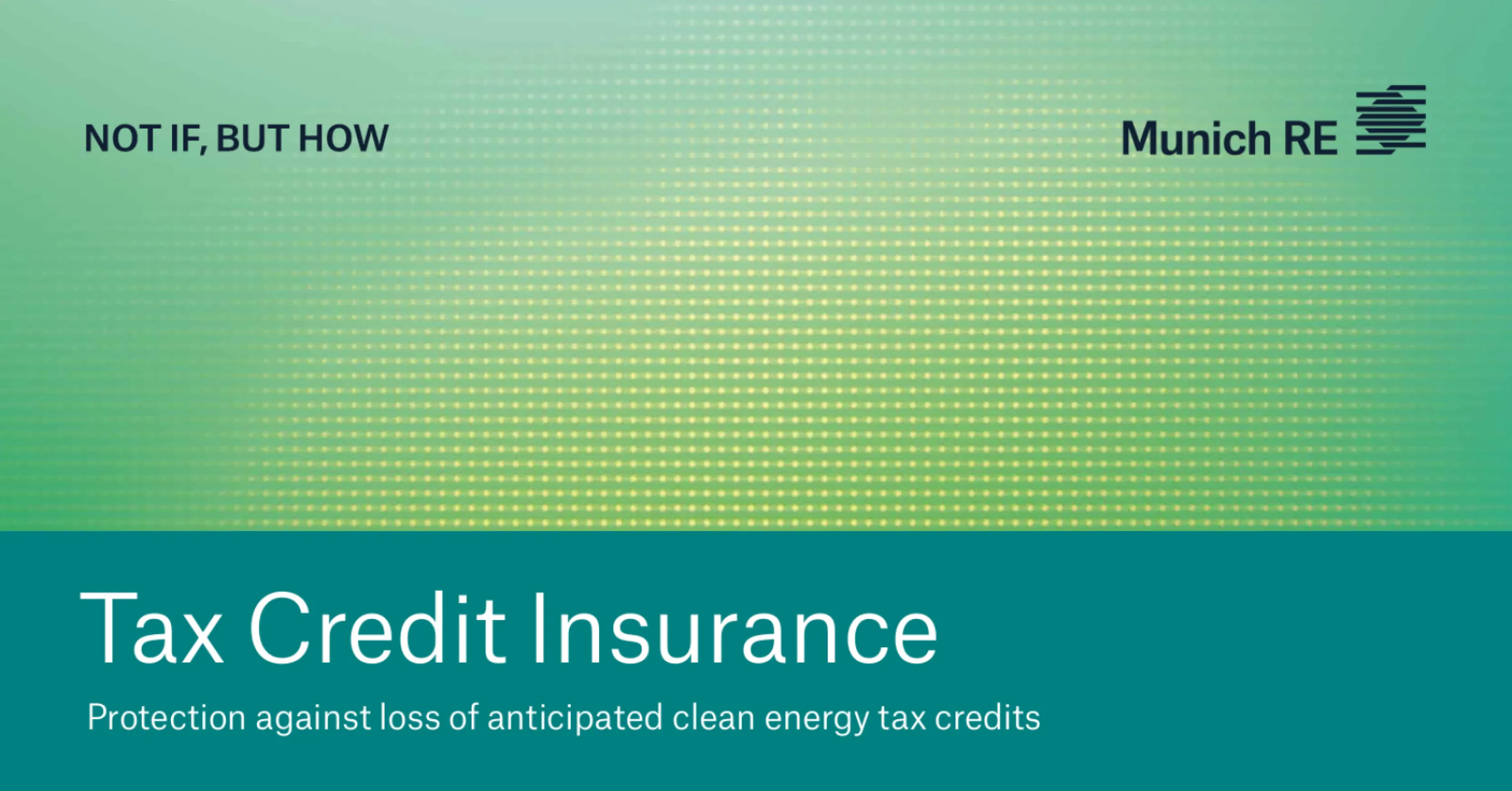 Tax Credit Insurance
