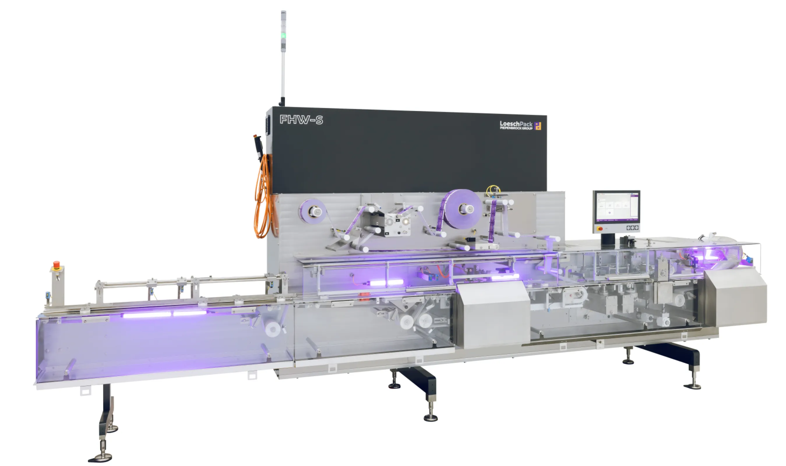 FHW-S horizontal flow wrap machine - Tablets and bars packed quickly