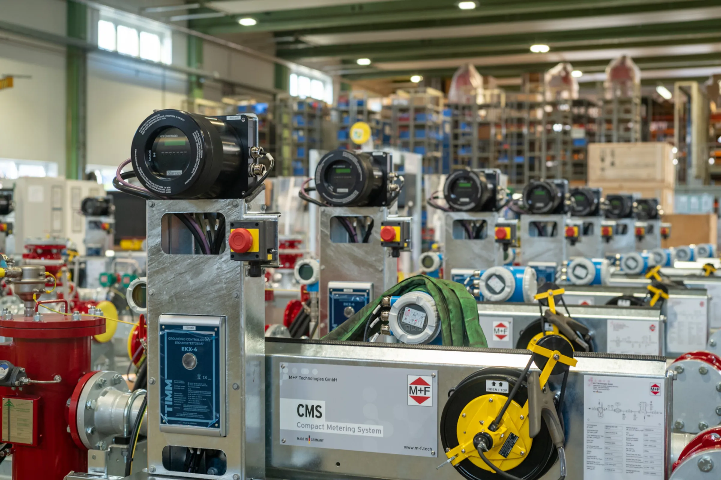 Compact Metering System CMS in our production hall