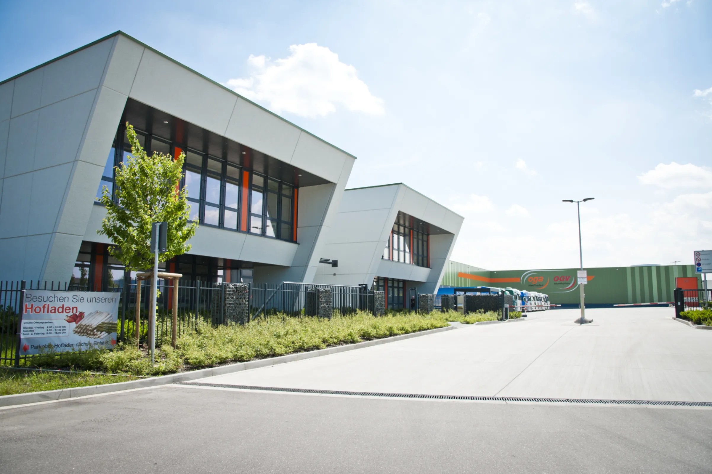 OGV Nordbaden headquarters and logistics centre in Bruchsal, Germany.