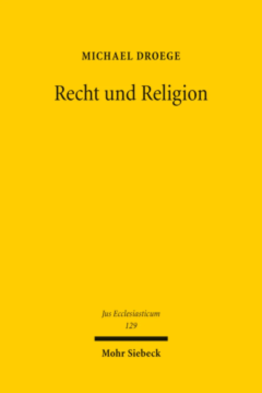 Law and Religion