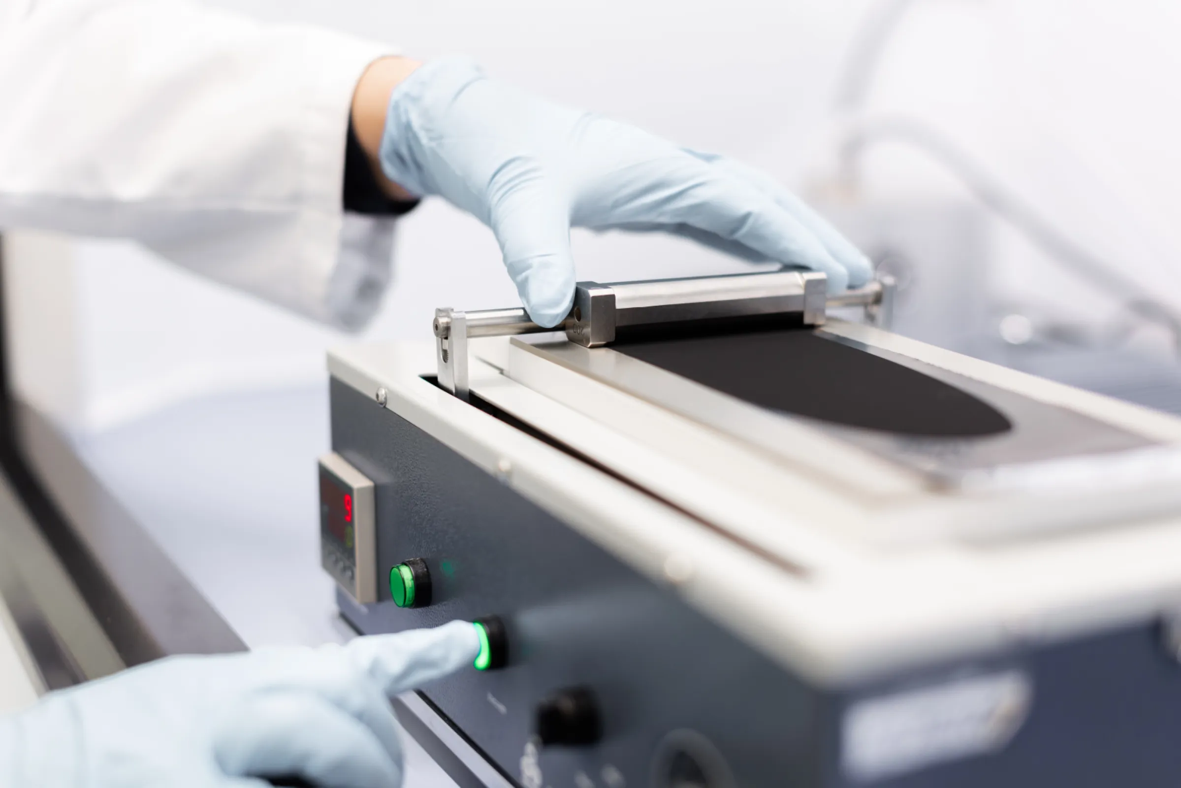 Doctor blade coating process of a lithium iron phosphate electrode