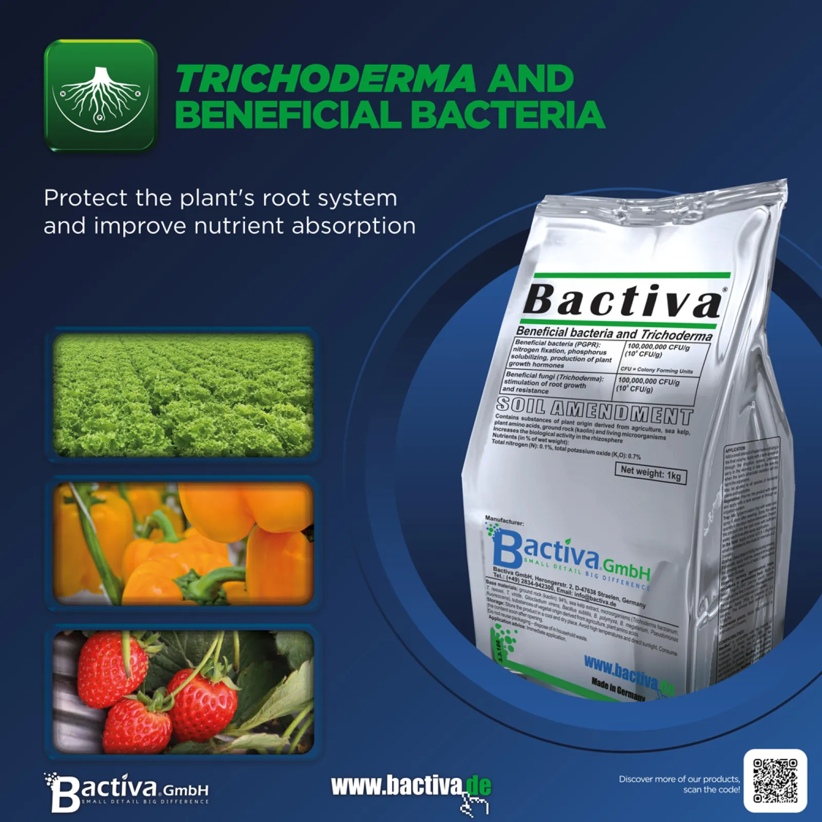 Bactiva® • Trichoderma and beneficial bacteria