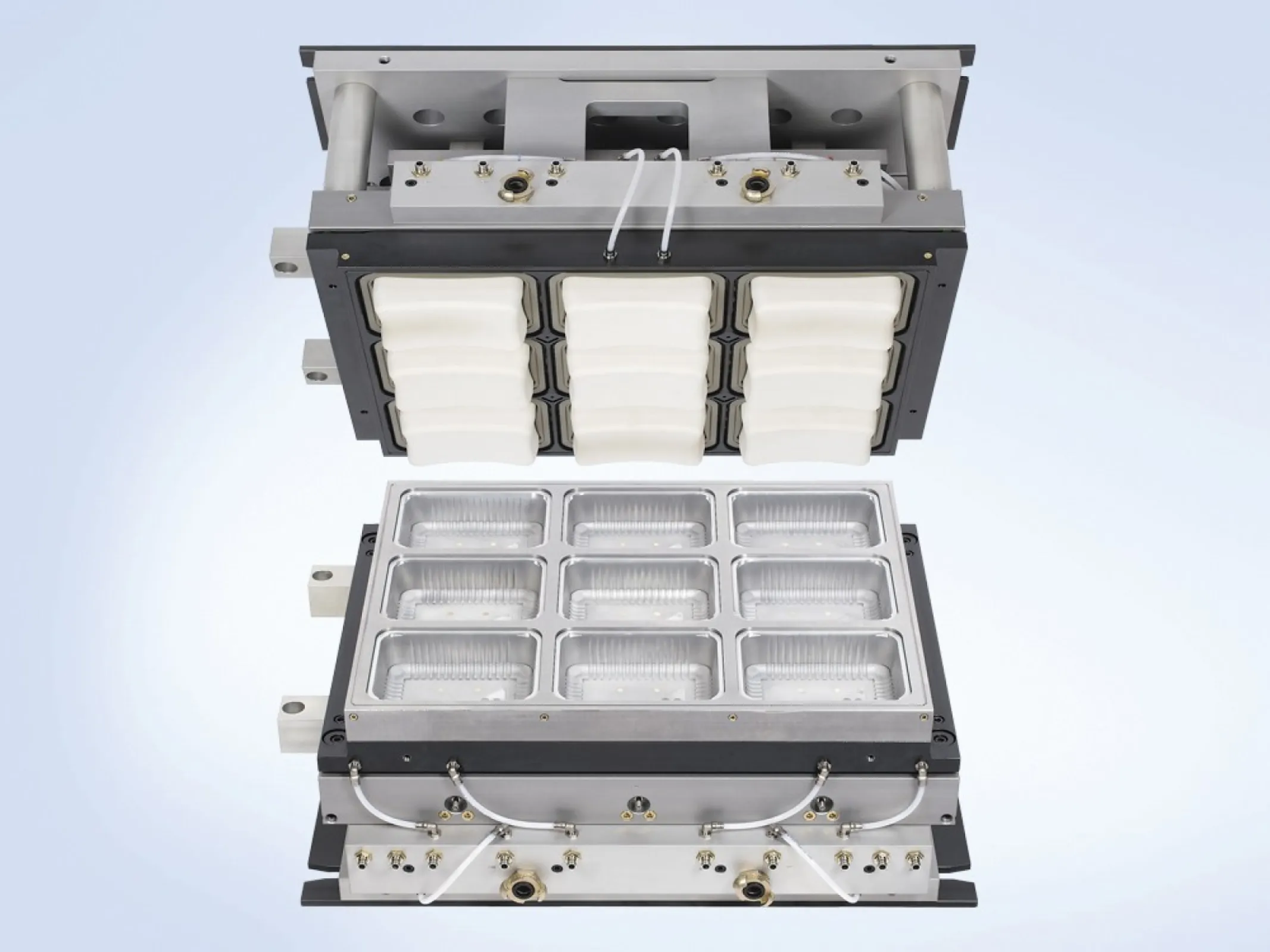 thermoforming basic tools as well as special application-linked mold sets, f.e. cup molds.