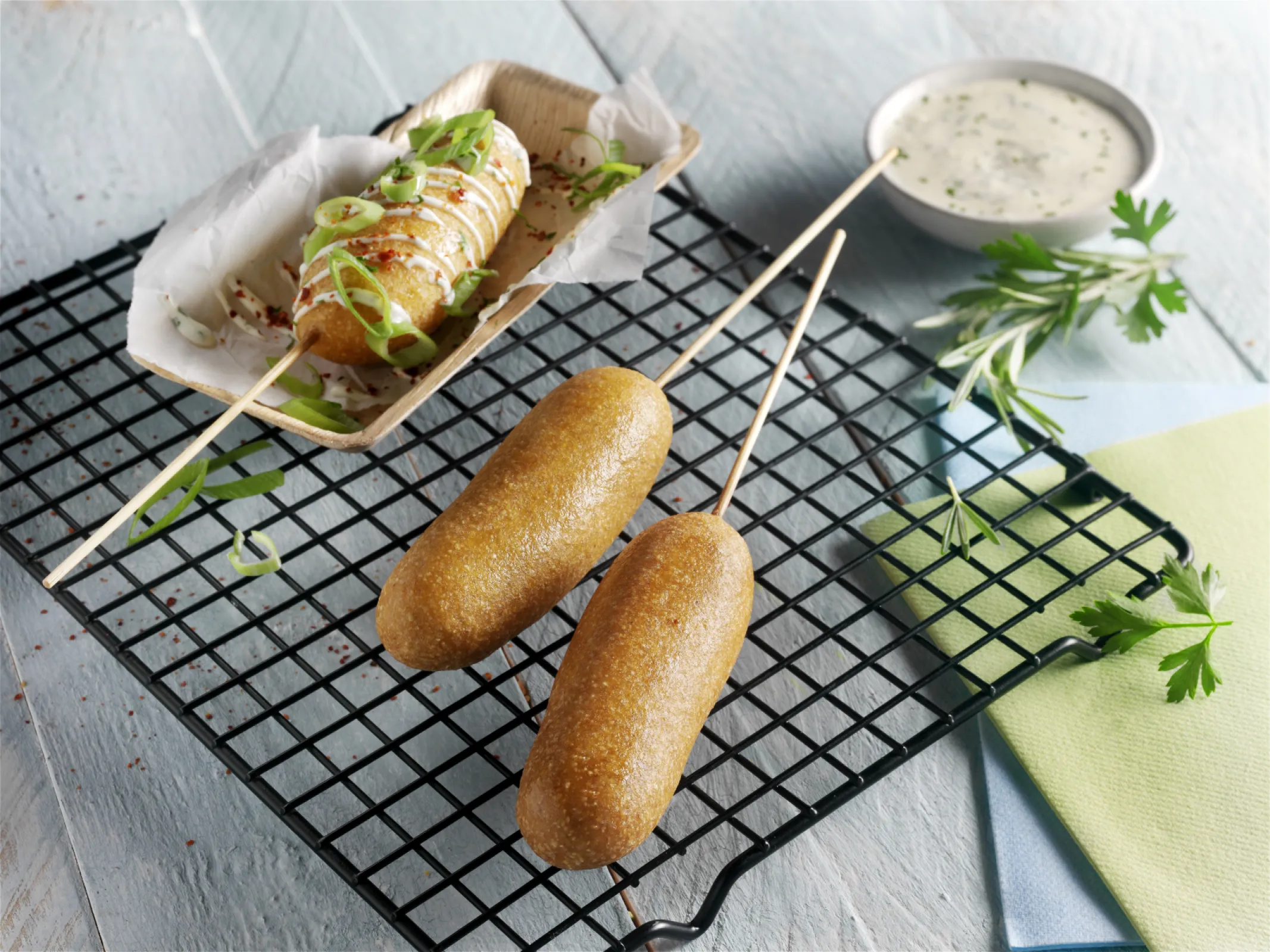 The real corndog