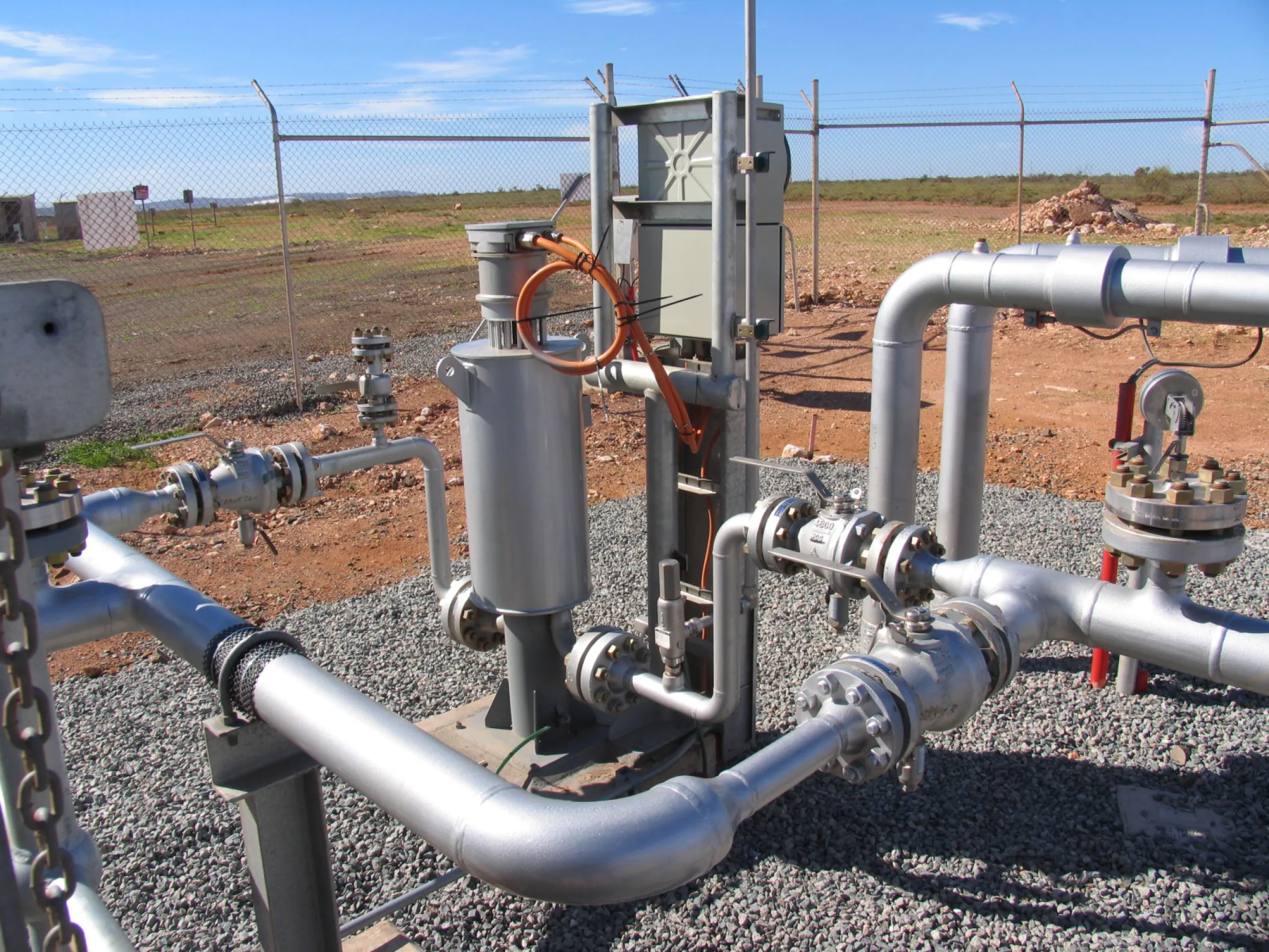 Gas Preheater in Remote Gas Pressure Regulation Station
