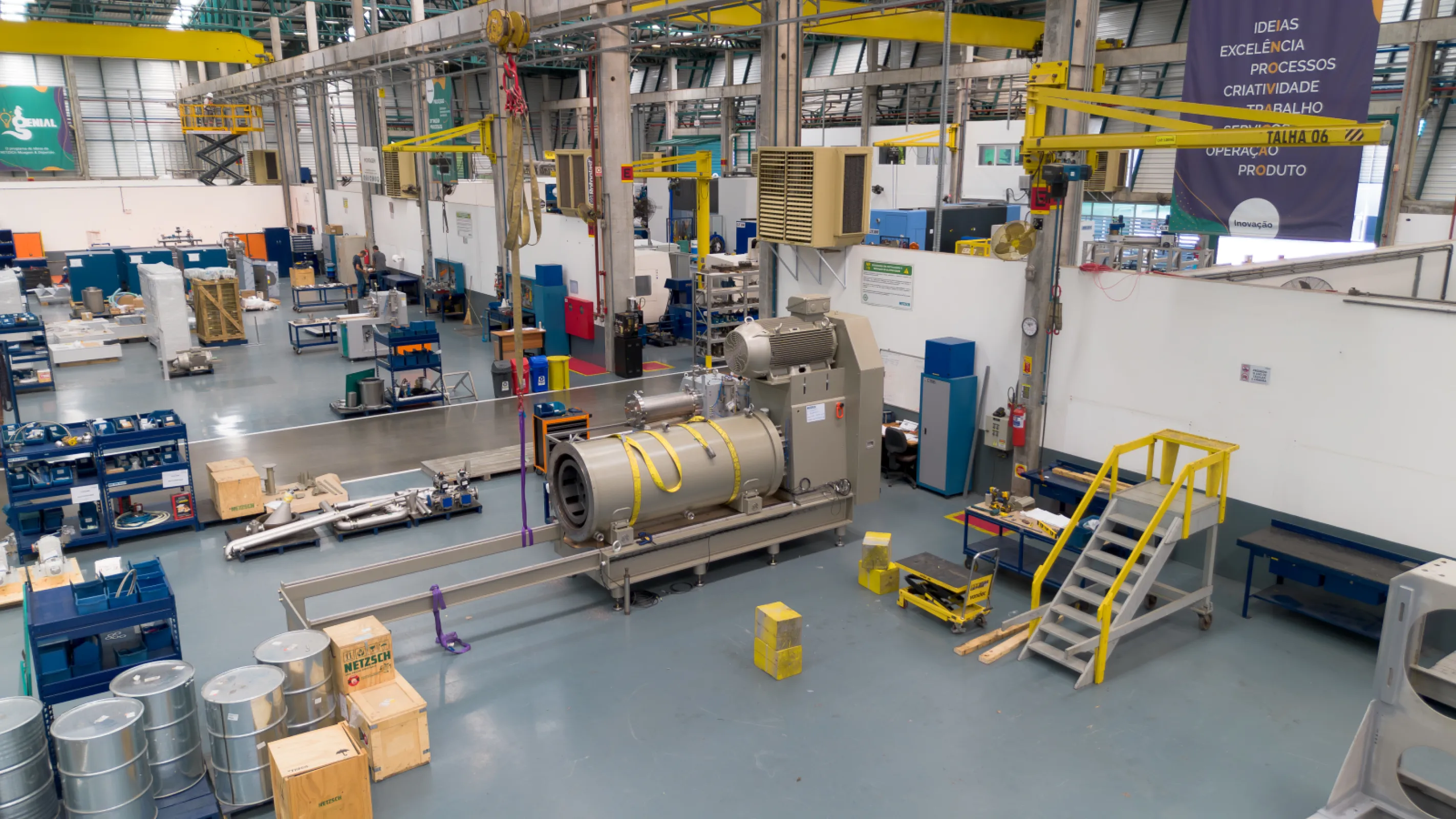 Grinding & Dispersing Assembly and Production Area – Pomerode, Santa Catarina, Brazil