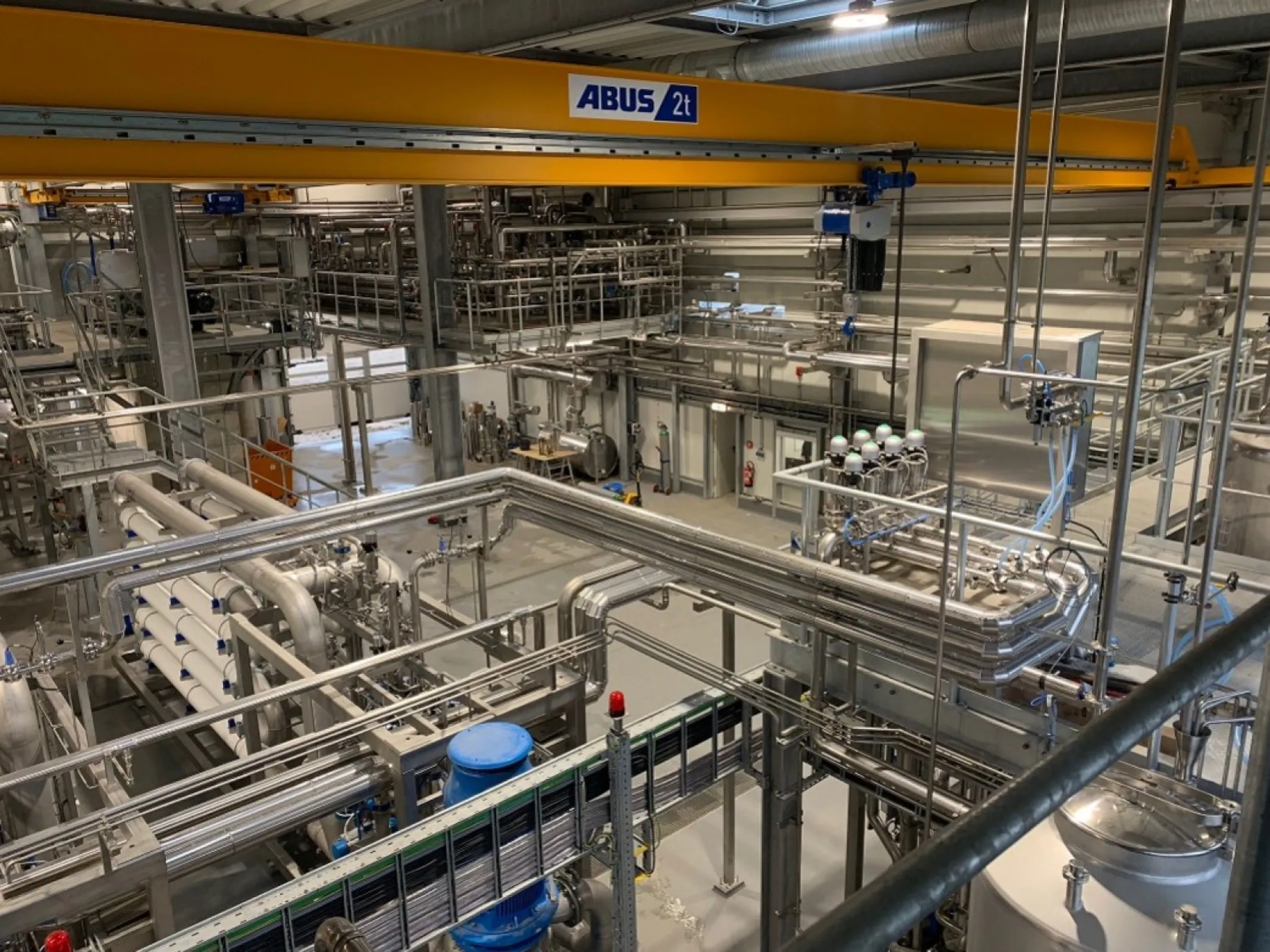 Plant for the production of potato protein