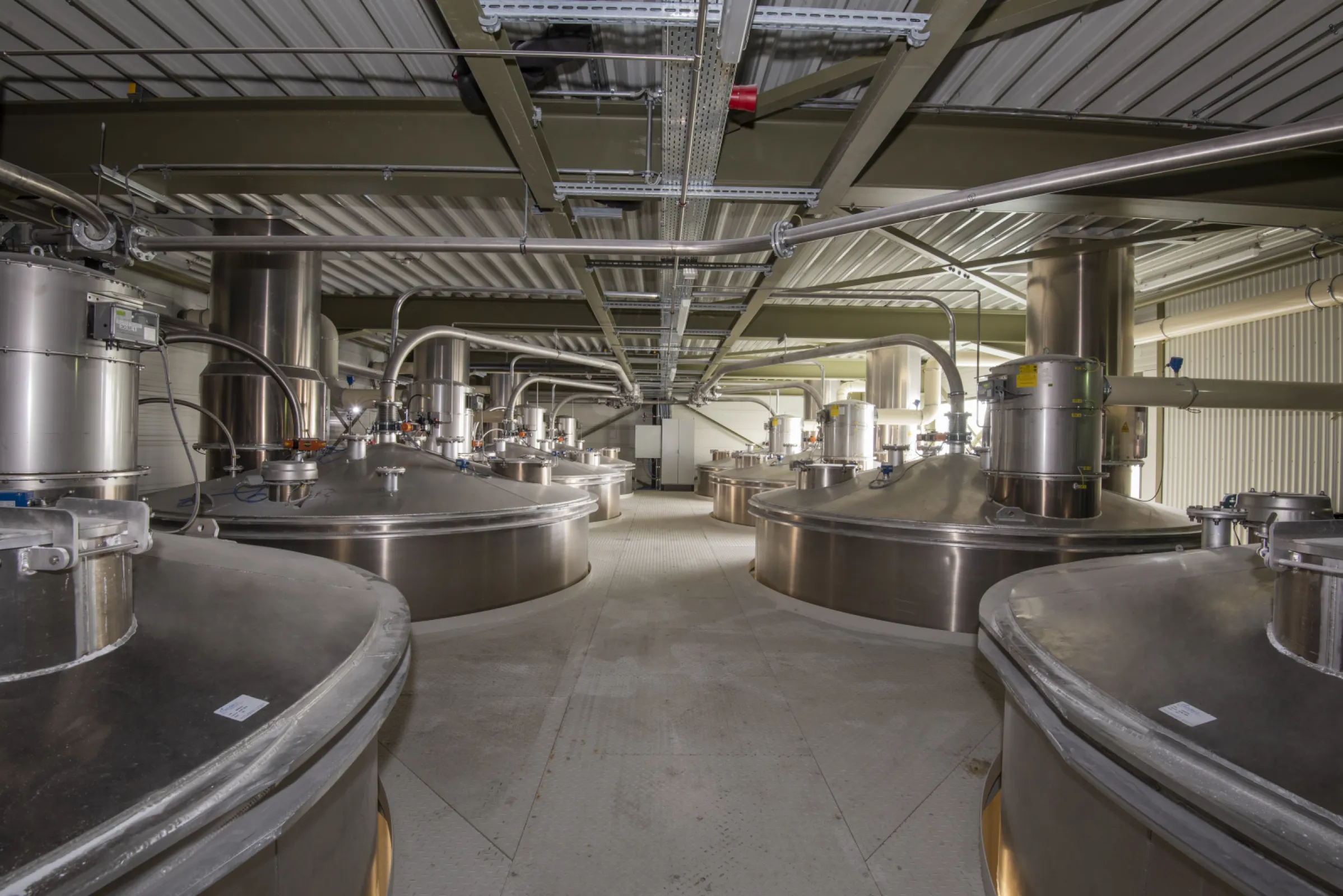 Silos for starch