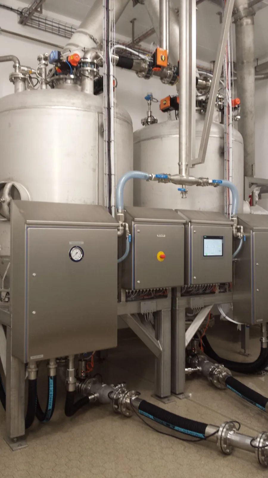 Dense phase conveying system 15t/h - milk powder
