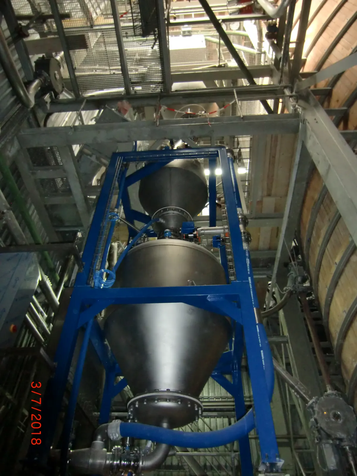 Dense phase conveying system 20t/h - potato starch