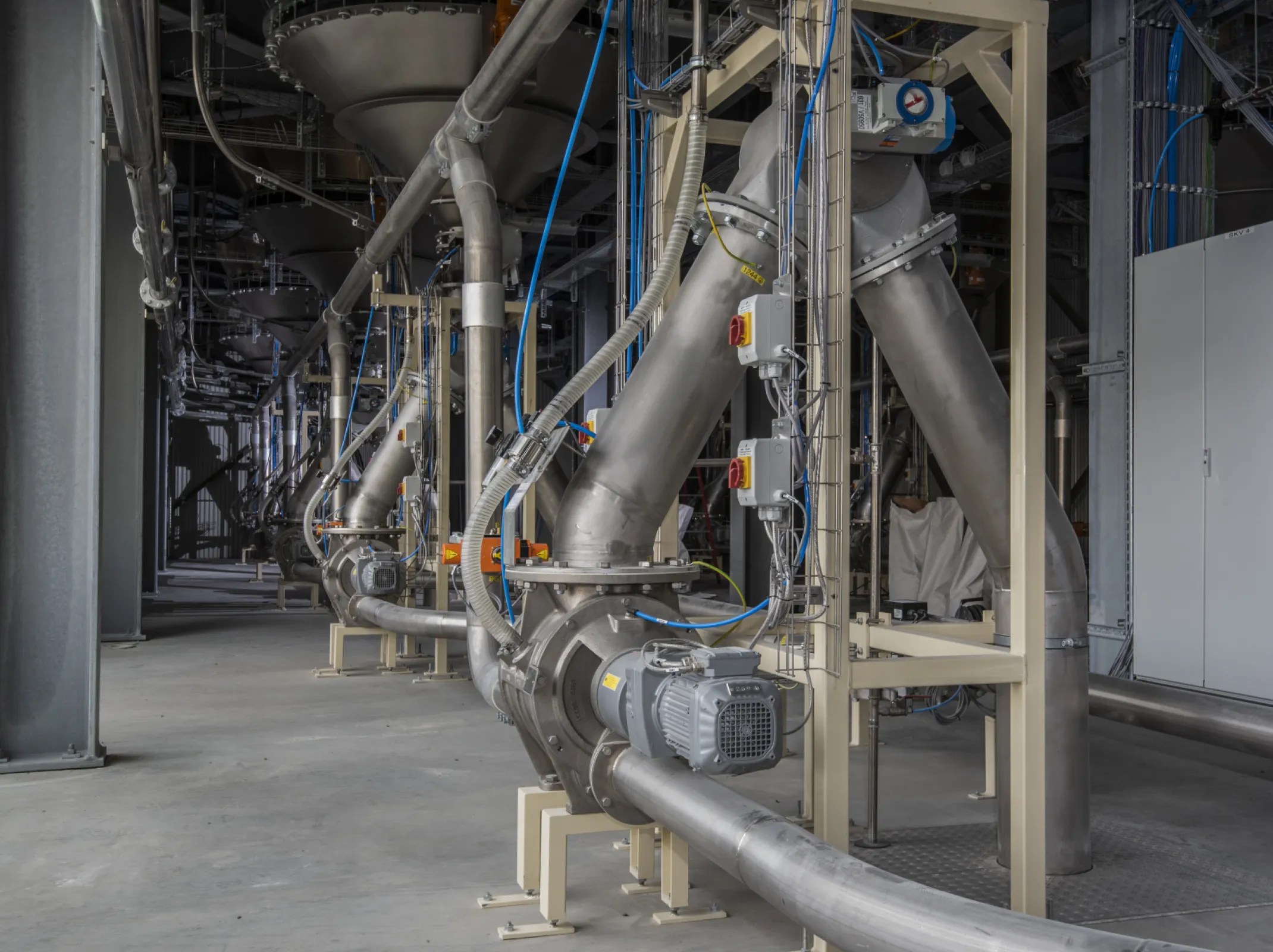 Pressure conveying system 5t/h - potato starch