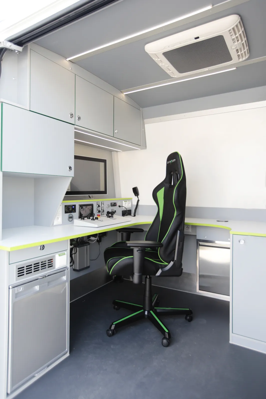 Control room of the robot system