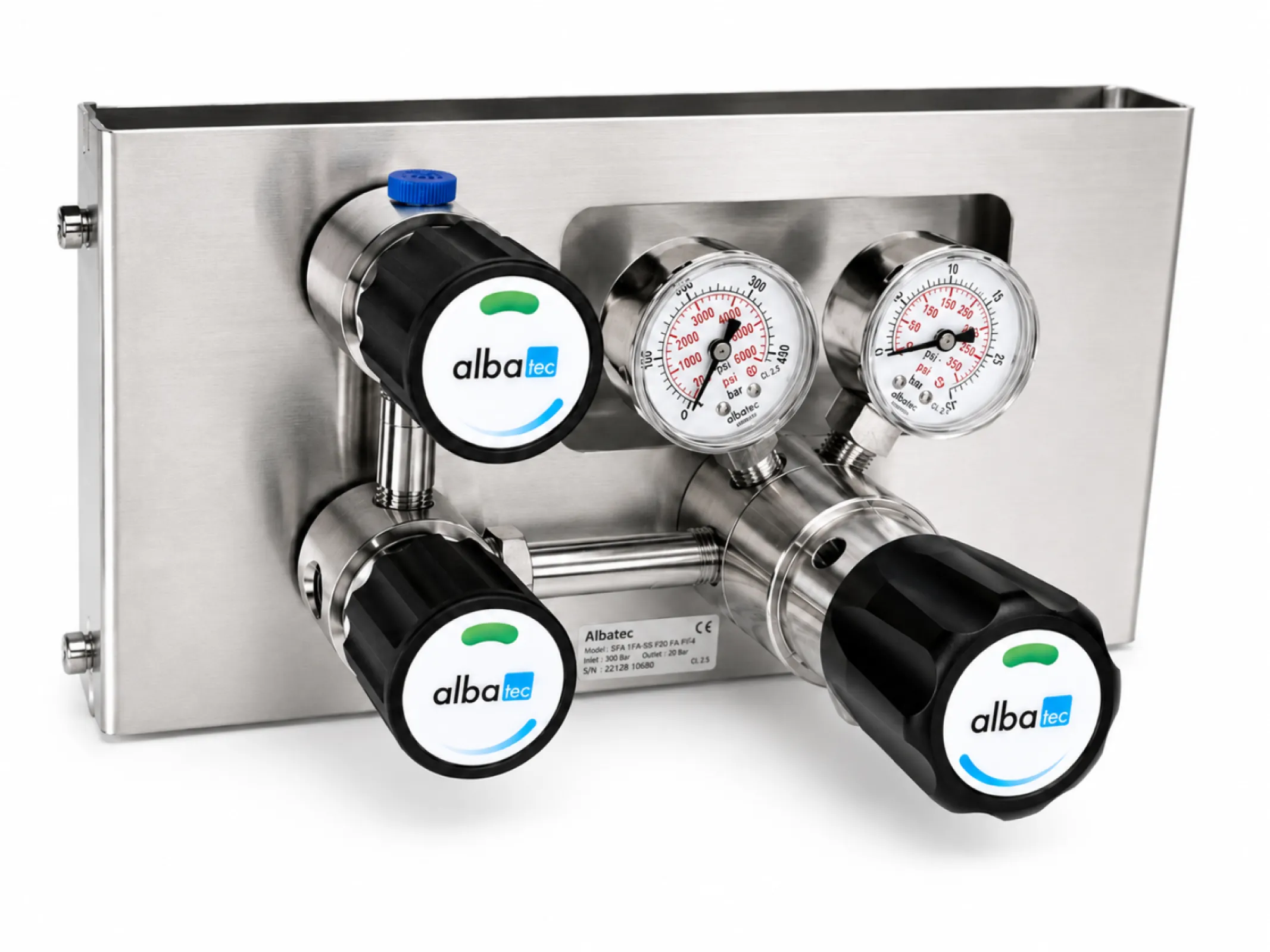 Single Inlet gas supply panel