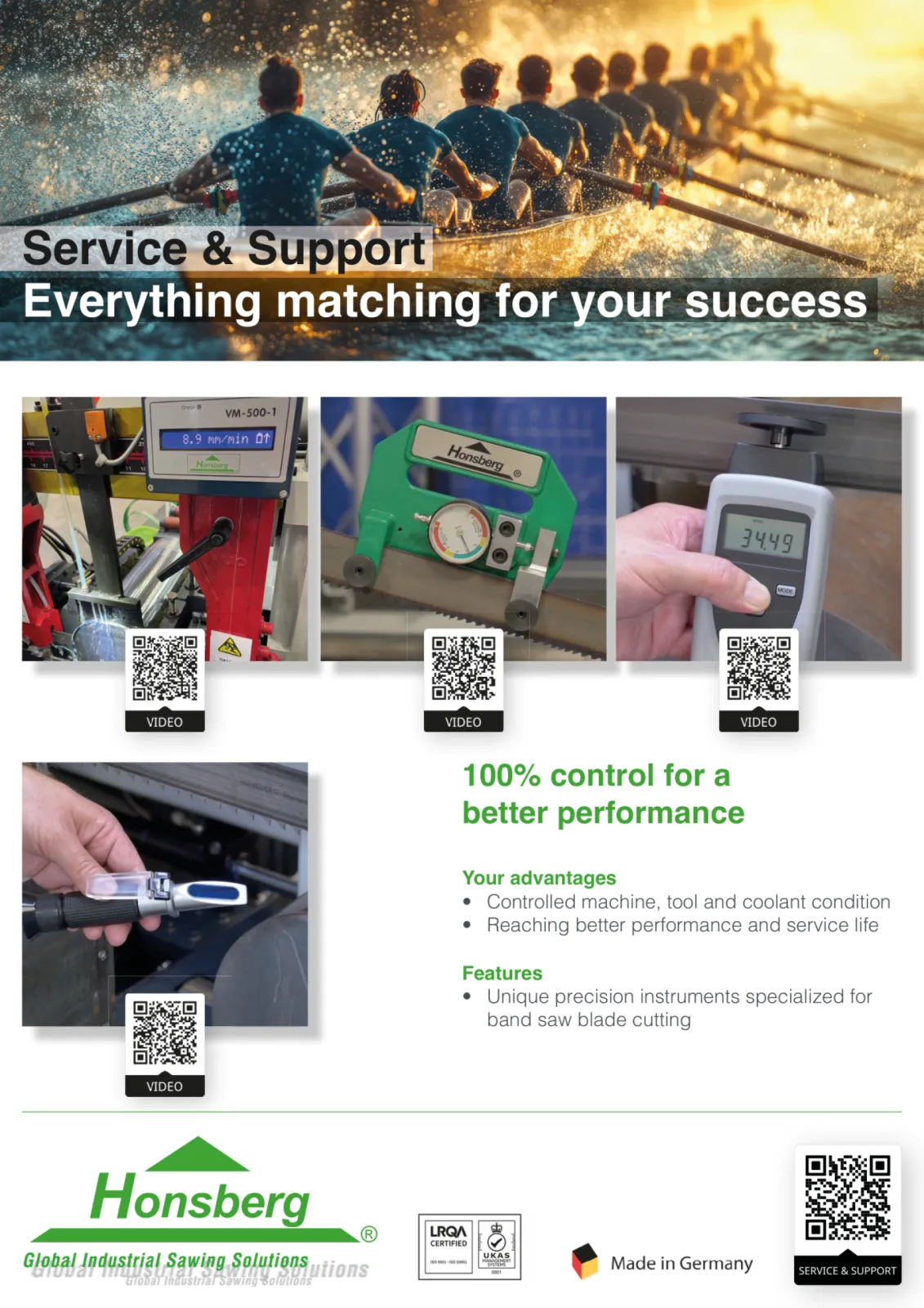 Service & Support for your band saw blade cutting needs