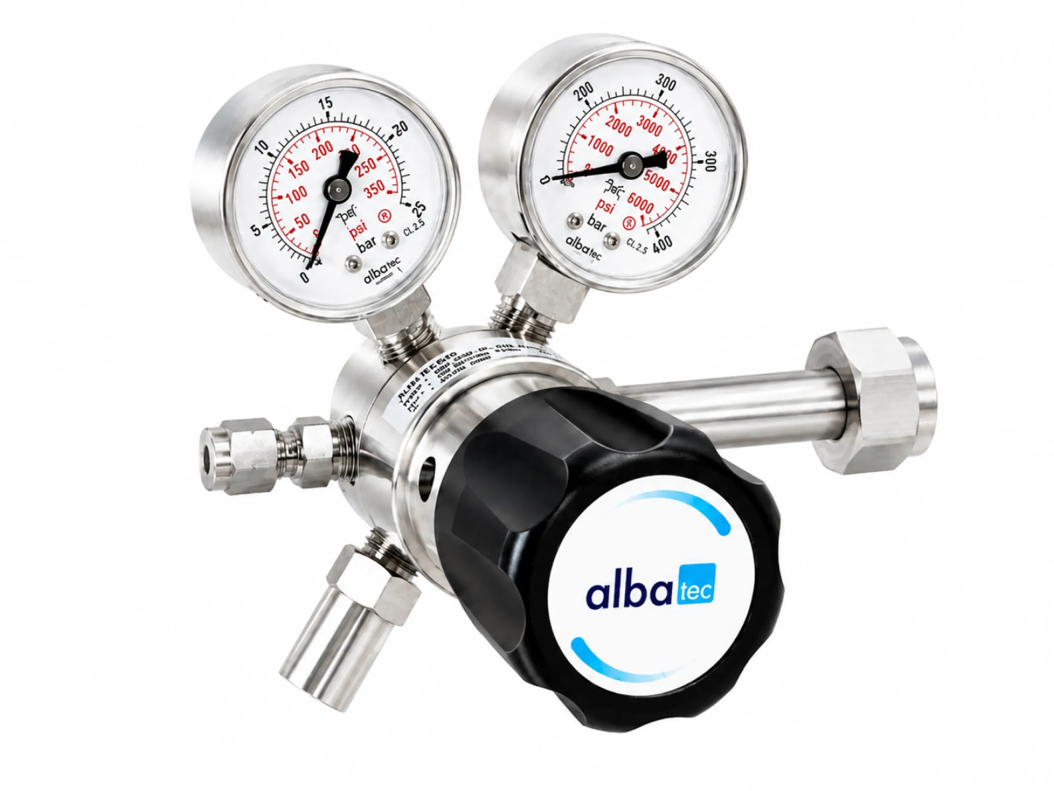 Single stage cylinder pressure regulator