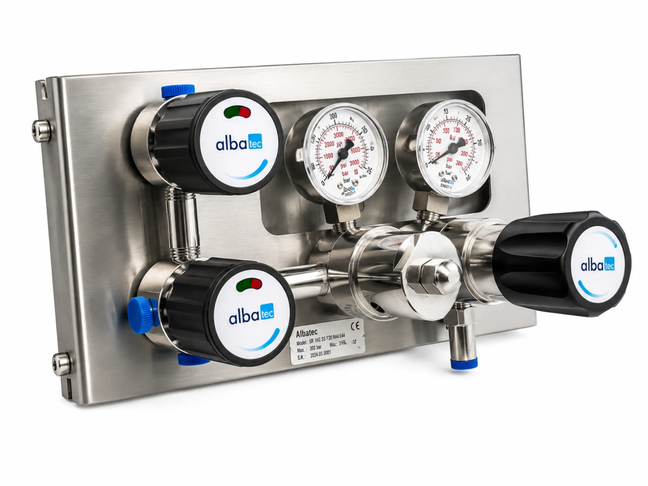 Single Inlet Gas Supply Panel, Dual stage