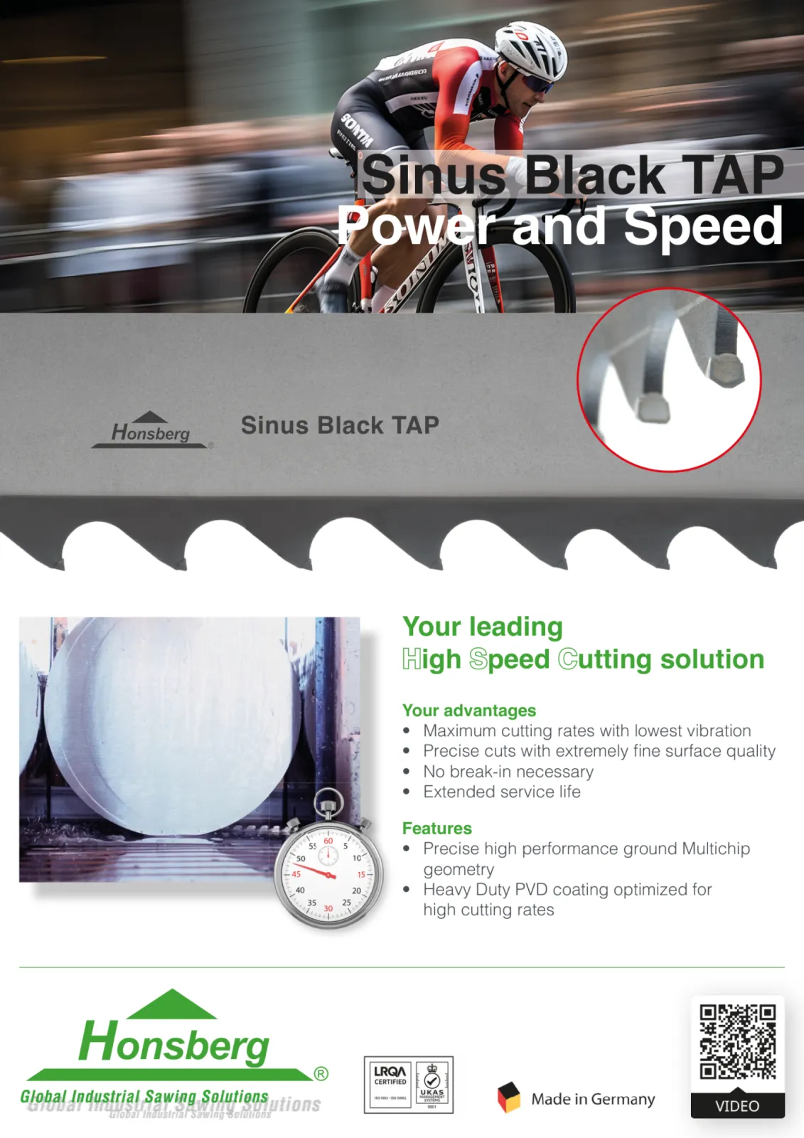Honsberg Sinus Black TAP