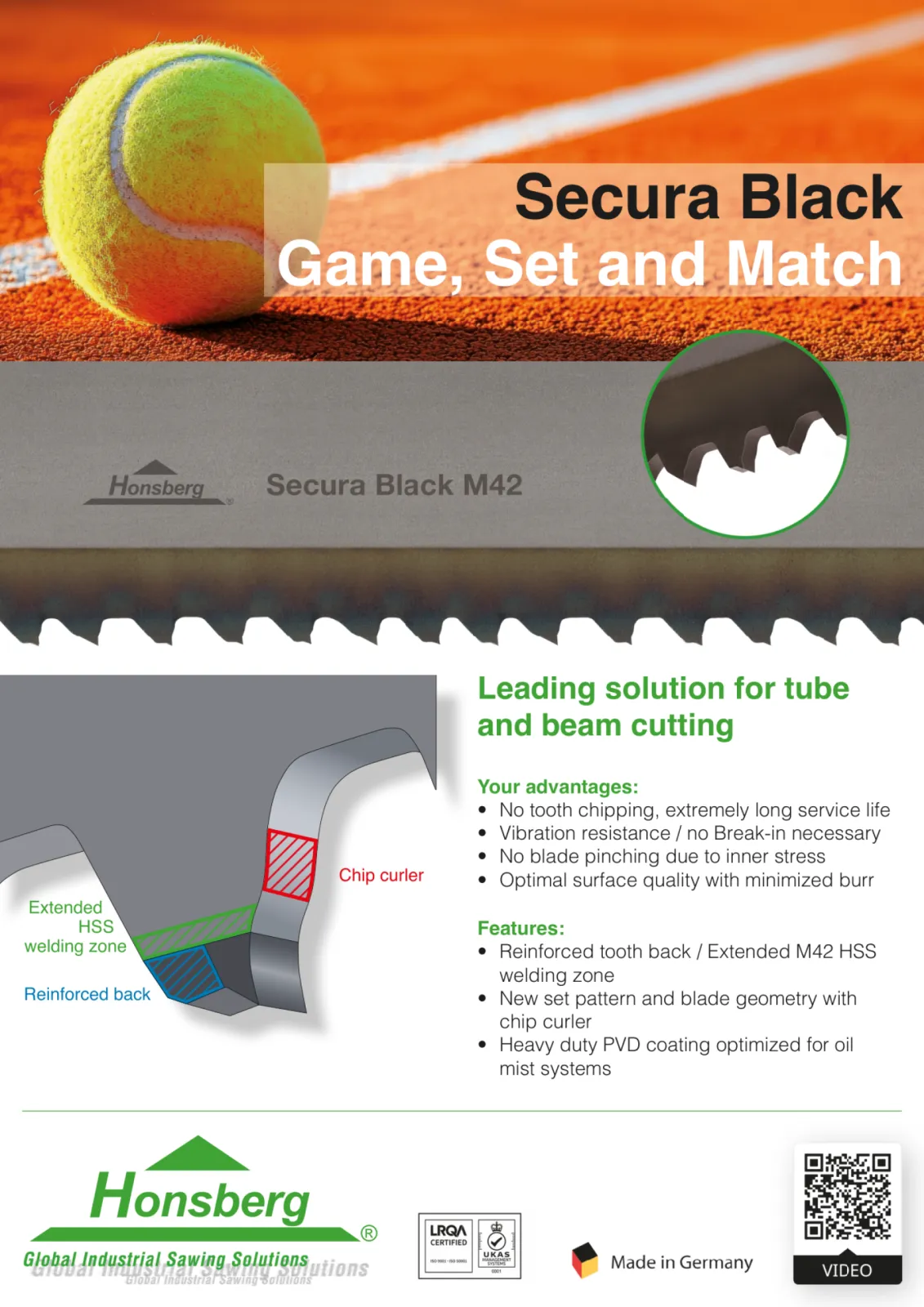 Hosnberg Secura Black - Leading Solution for heavy duty beam and tube cutting