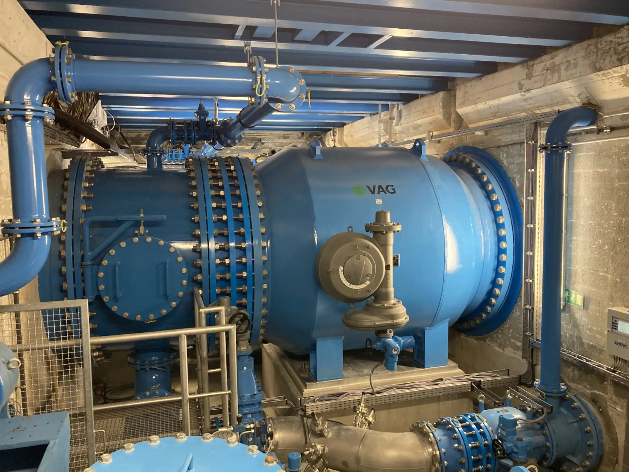 VAG valves supplied pumping station
