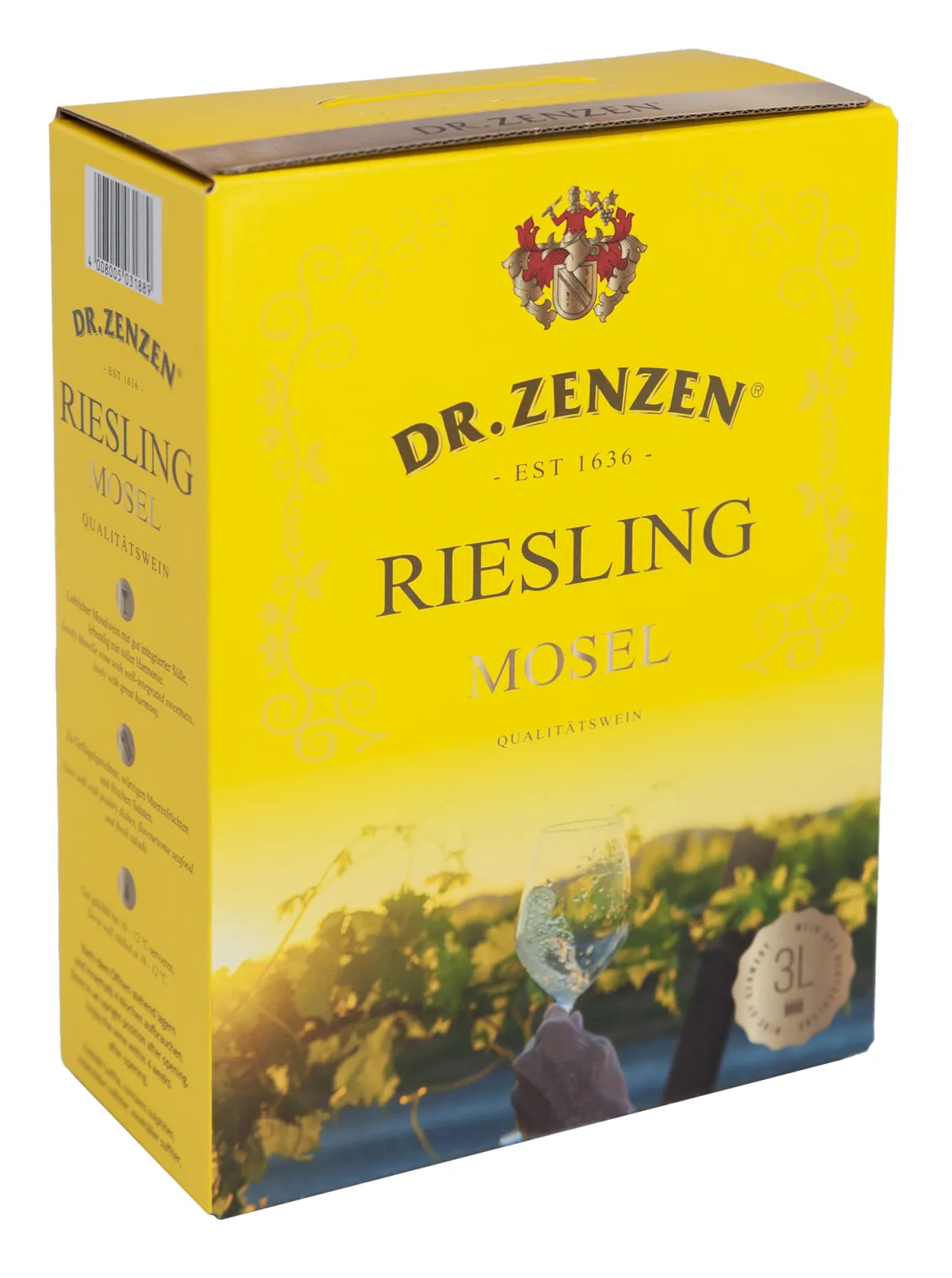 Dr. Zenzen® BiB – Riesling "Yellow Label" lieblich, Mosel