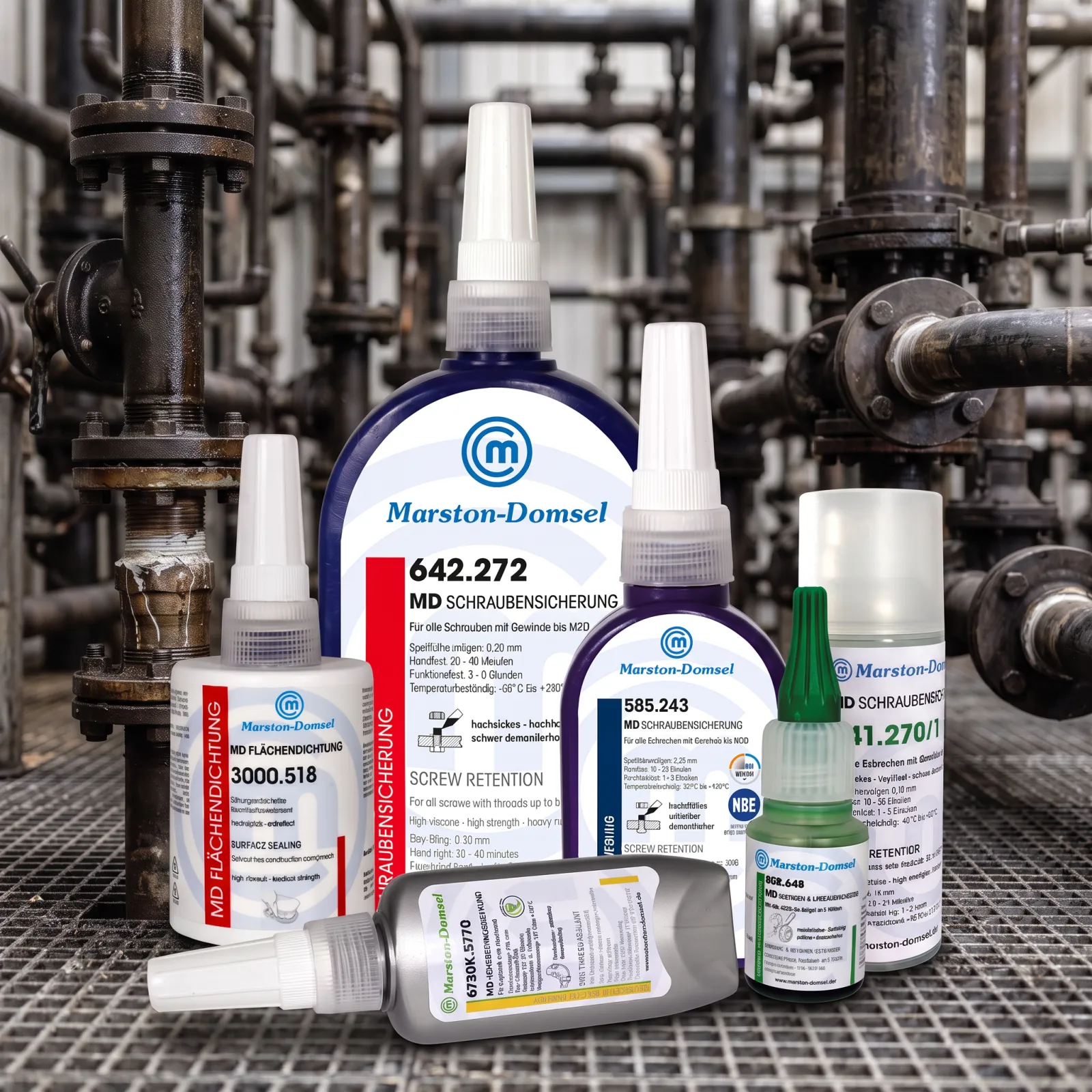 Anaerobic adhesives and sealants are single-component liquid polymers that remain liquid when exposed to air. They only cure once oxygen is completely excluded and there is simultaneous contact with metal – making them ideal for threads.