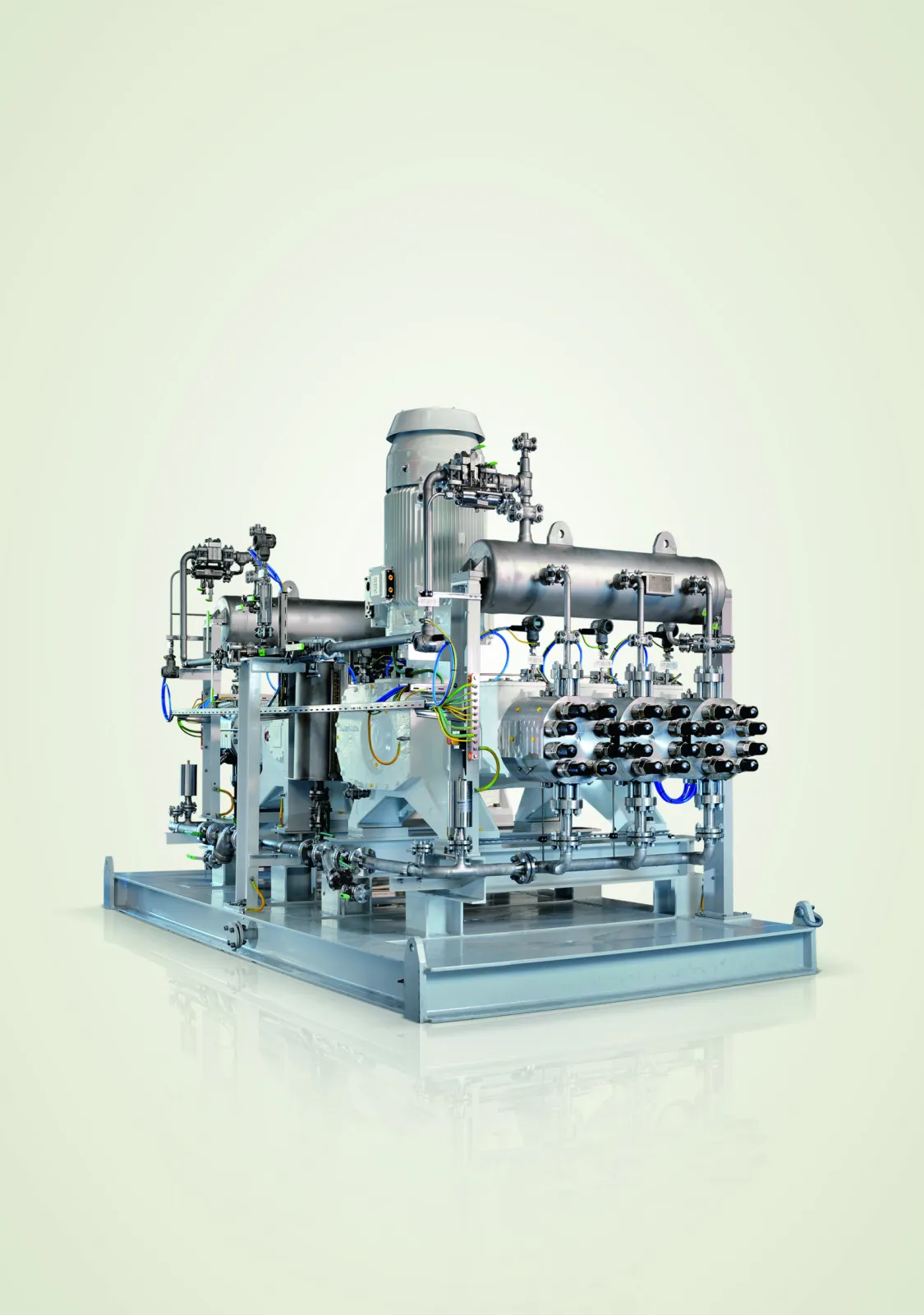 LEWA Pump Skids: LEWA is your contact for ready-to-operate, custom-designed pump skid units with a small-footprint design.