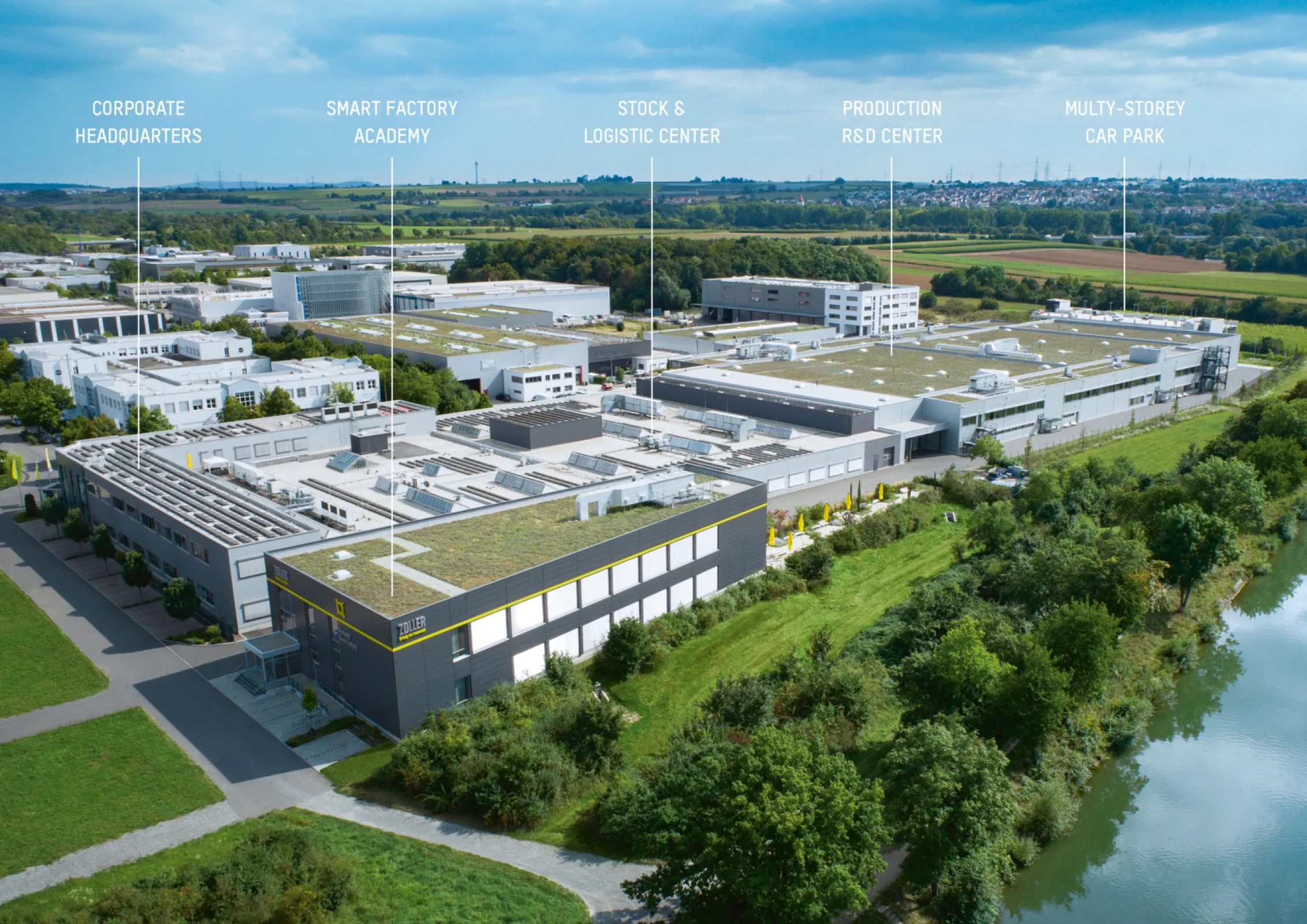 Aerial View on the German Headquarter