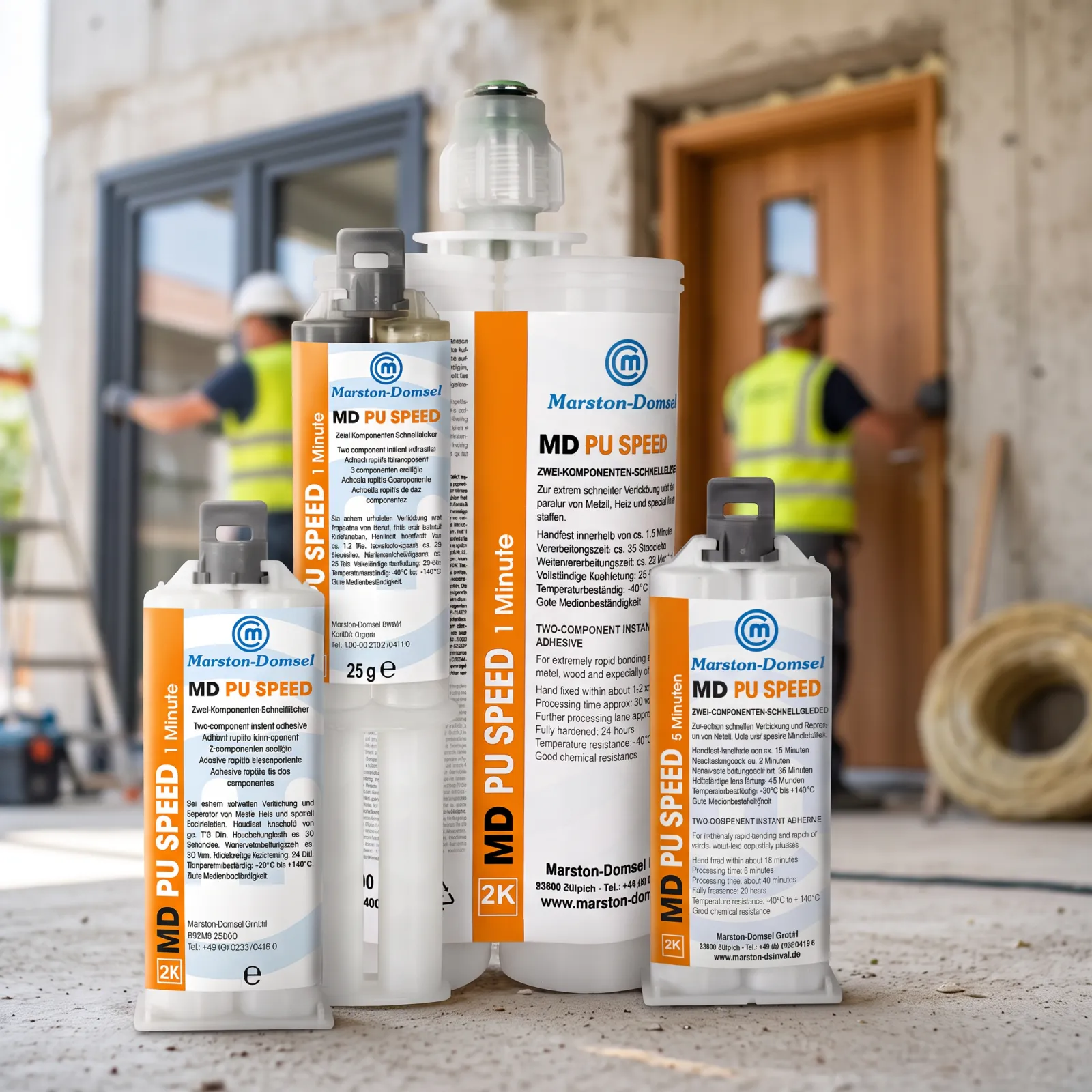 Marston-Domsel PU-SPEED - highly innovative, two-component, polyurethane-based instant adhesive