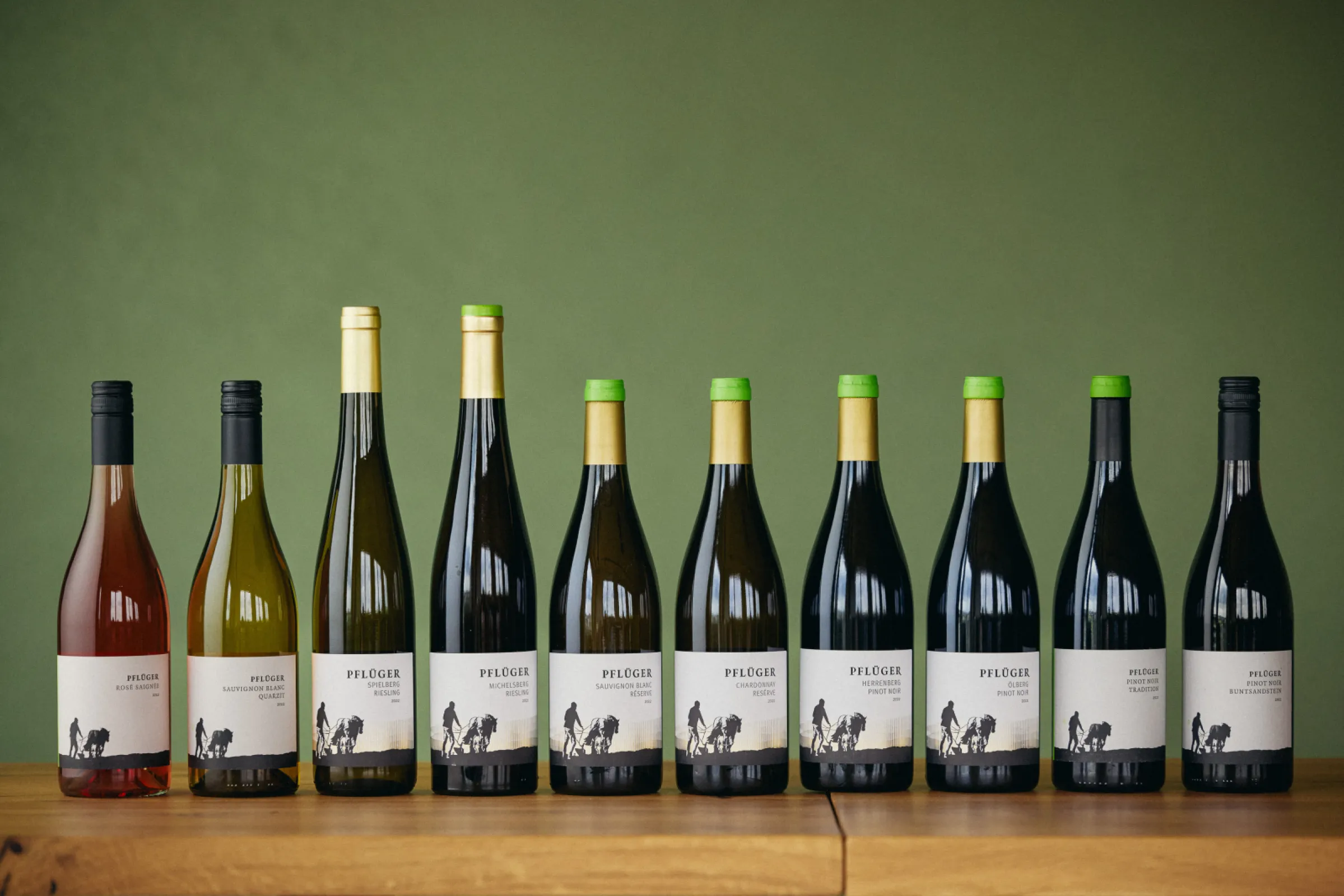 Portfolio of Wines at Pflüger Estate