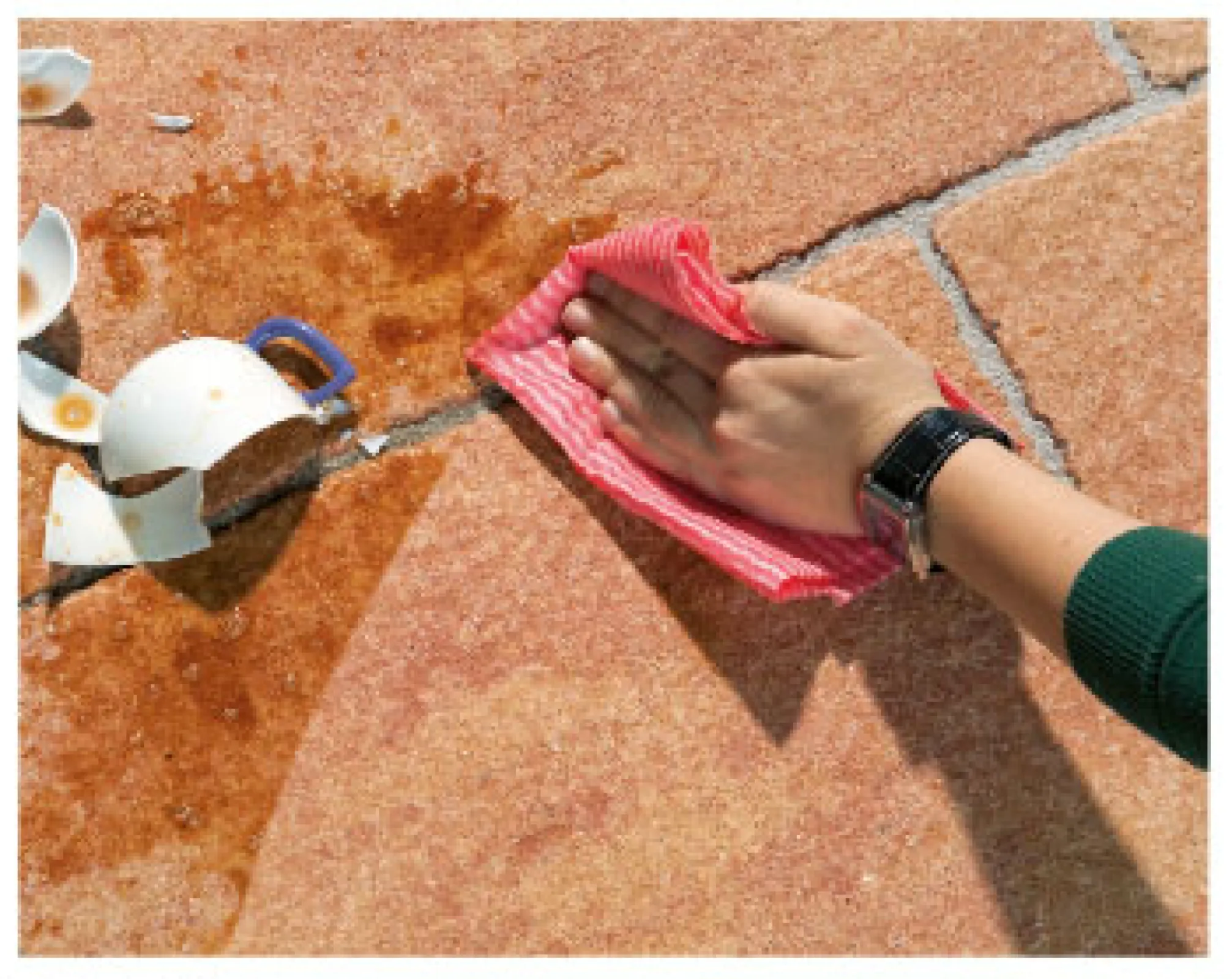 Sealed product: easy to clean